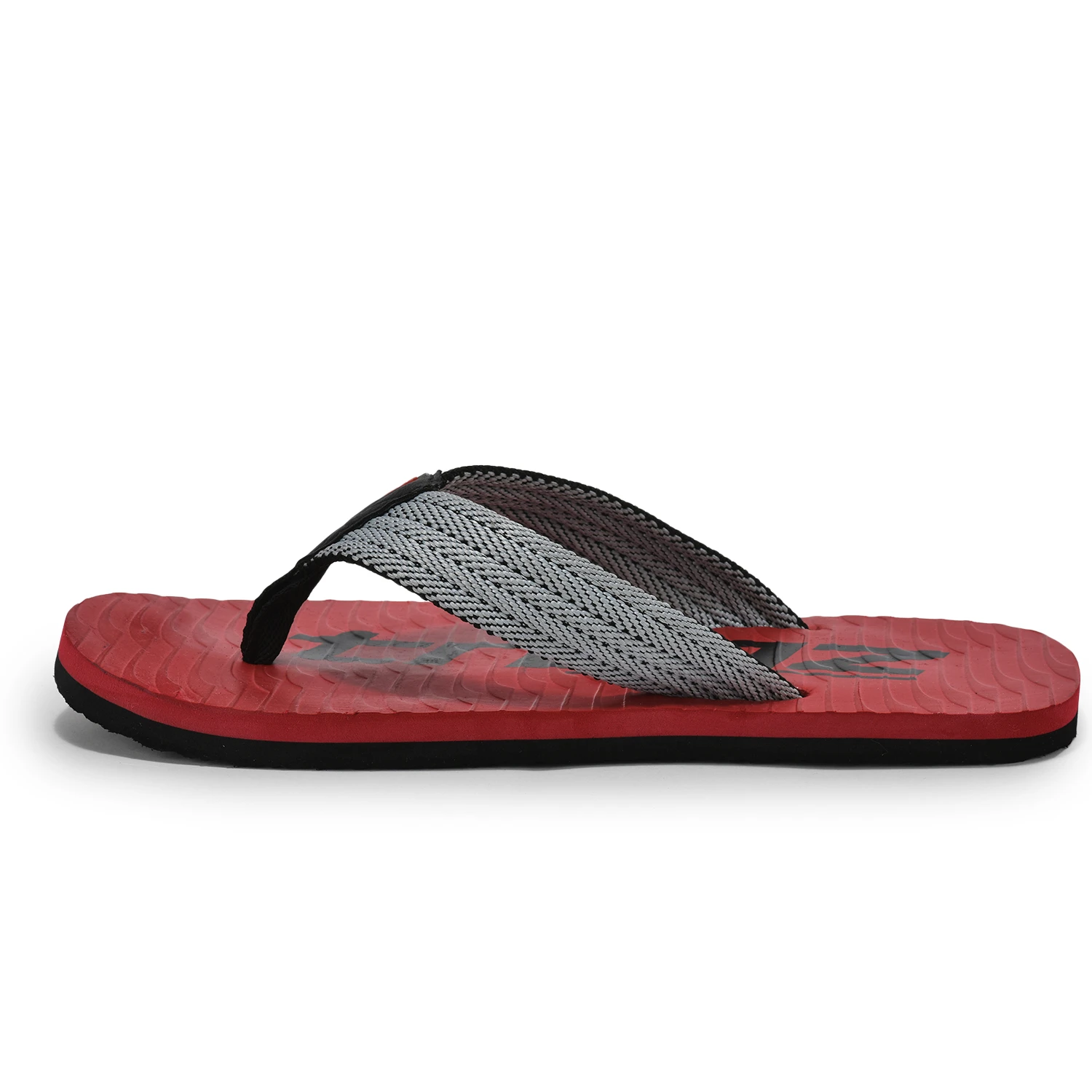 Shivnaresh men's slip-on slippers red