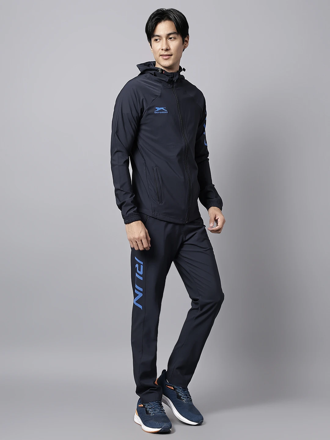Shiv Naresh Navy Blue Training Tracksuit for Men