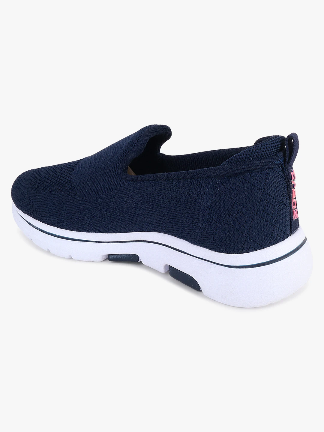 Women’s Navy Blue Slip-On Shoes by Shiv Naresh