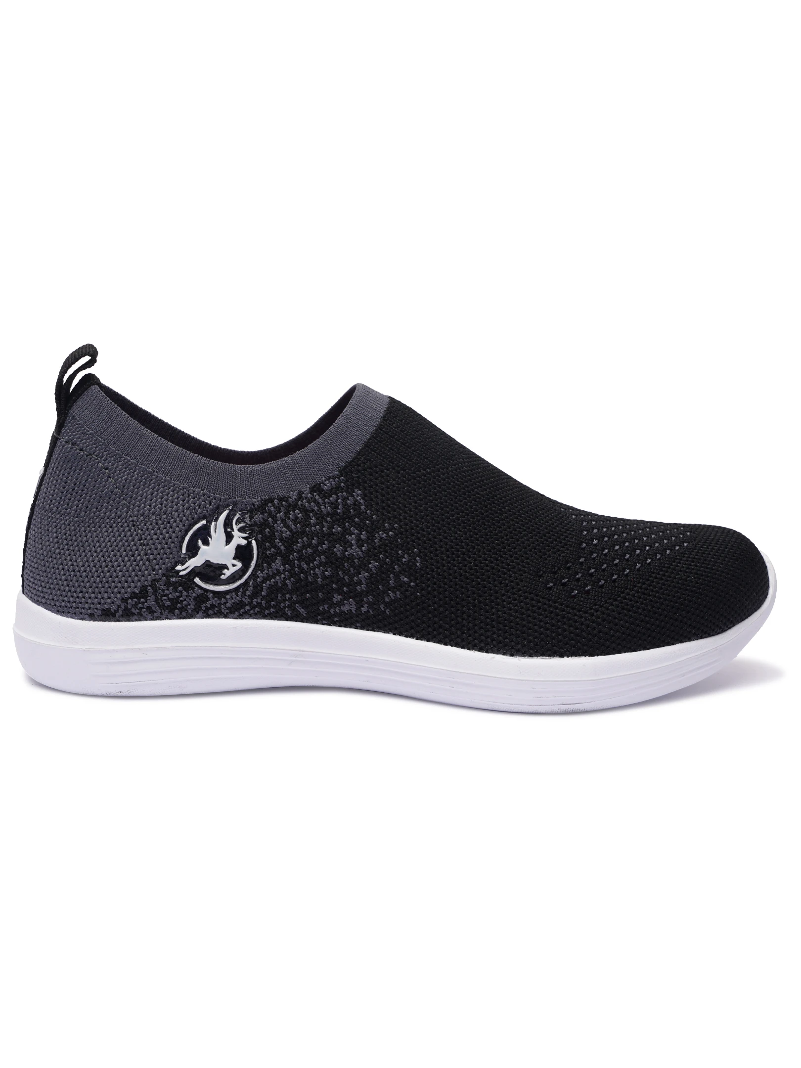 Grey Women's Slip-On Slippers shoes by Shivnaresh