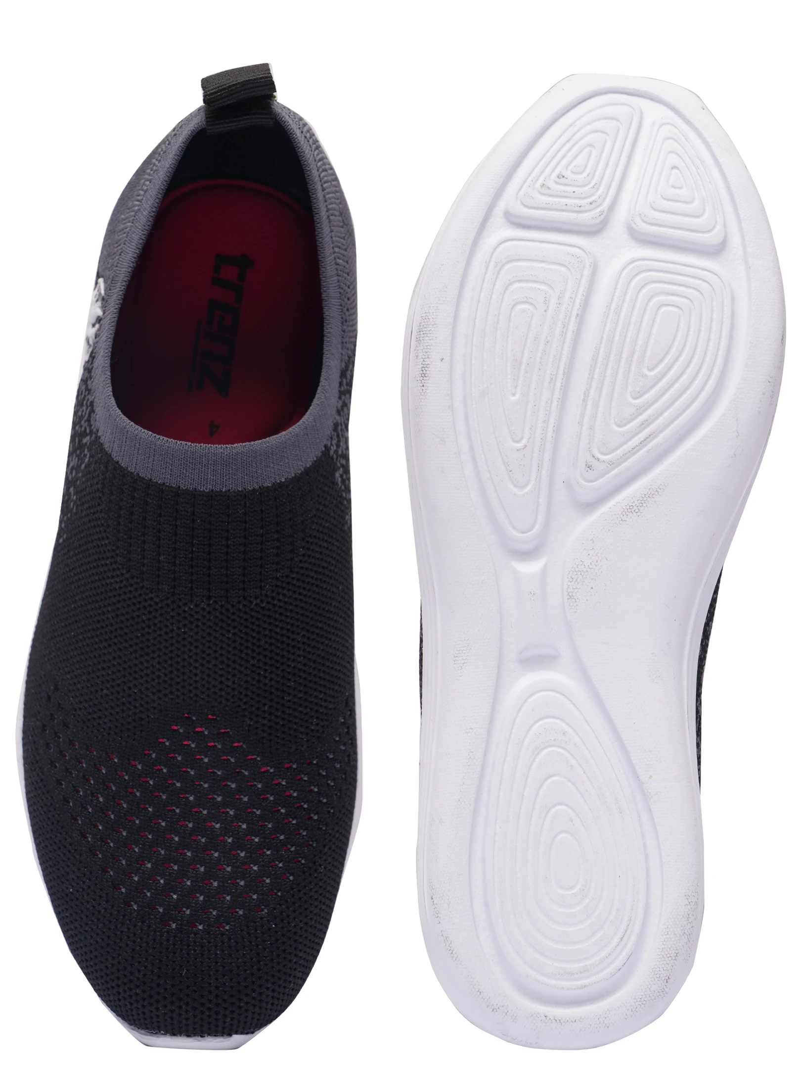 Grey Women's Slip-On Slippers shoes by Shivnaresh