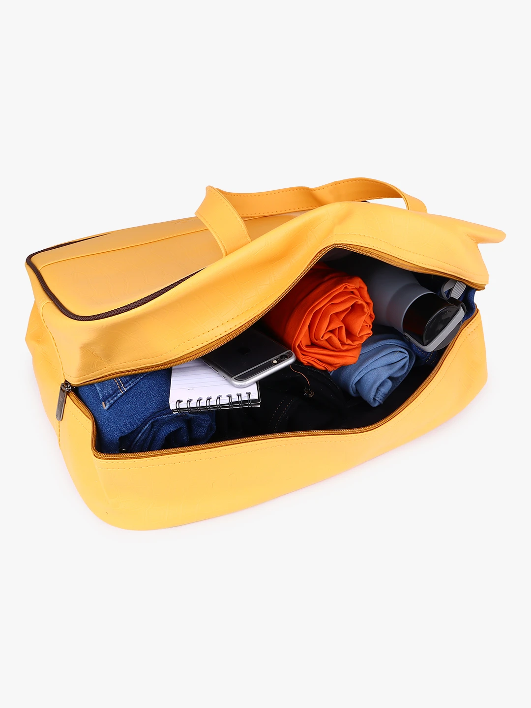 Shiv Naresh Solid Duffel Bag Blue
