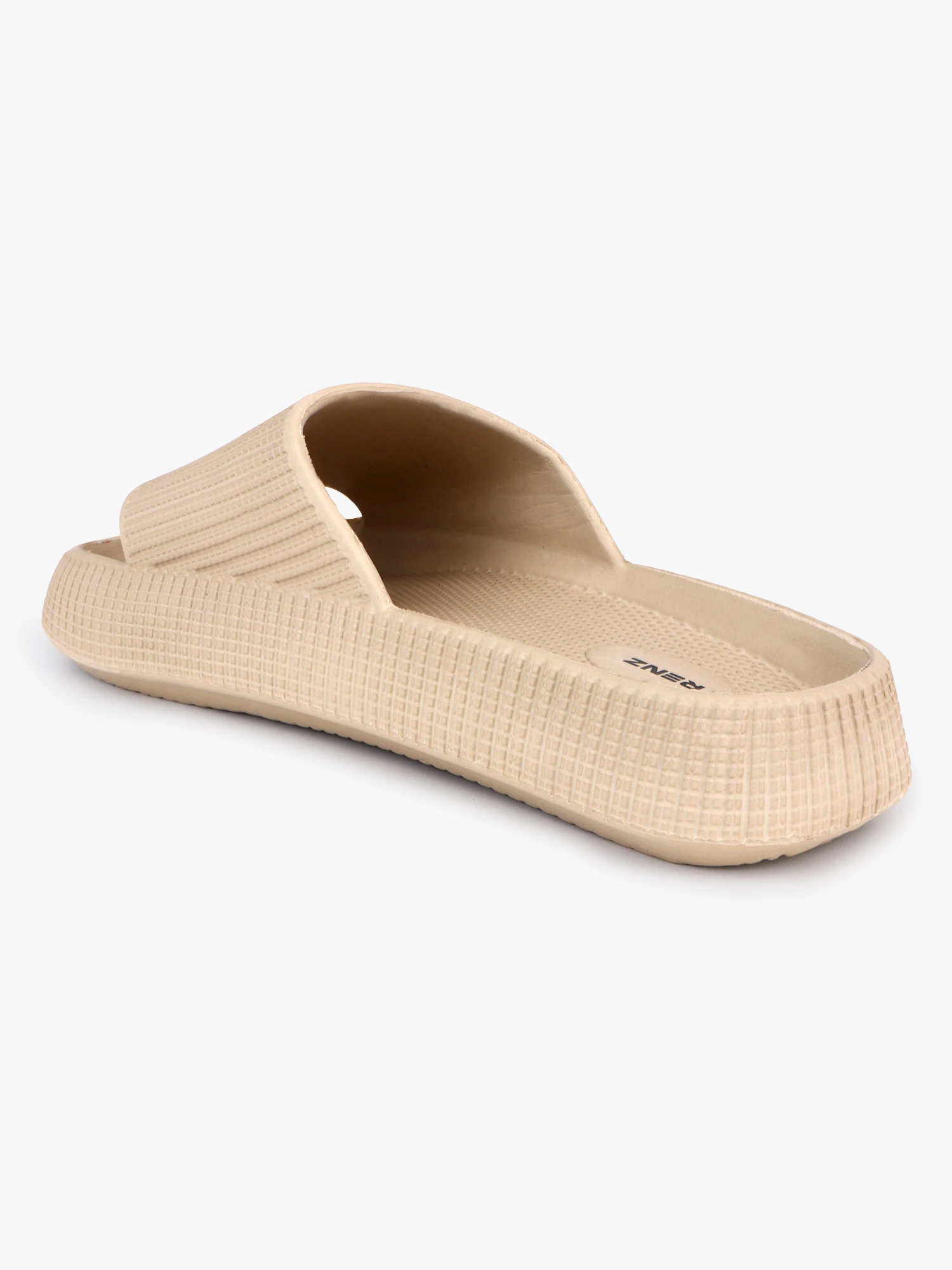 Beige Slip-On Slippers for women – Shiv Naresh Footwear