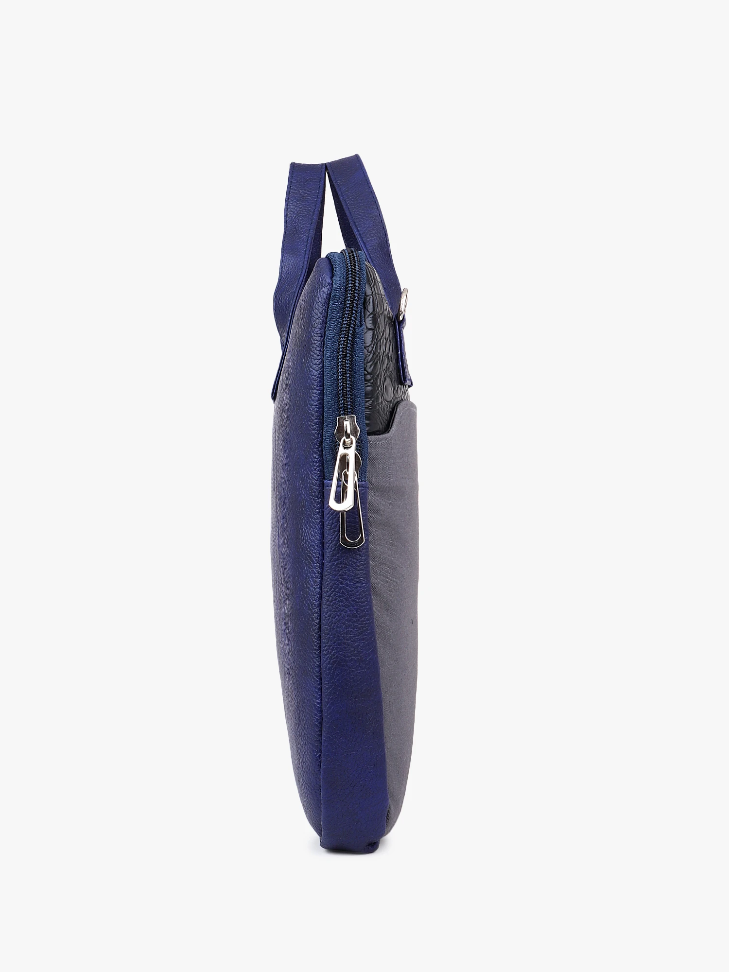 Stripper Navy Blue & Grey Laptop Bag for Men