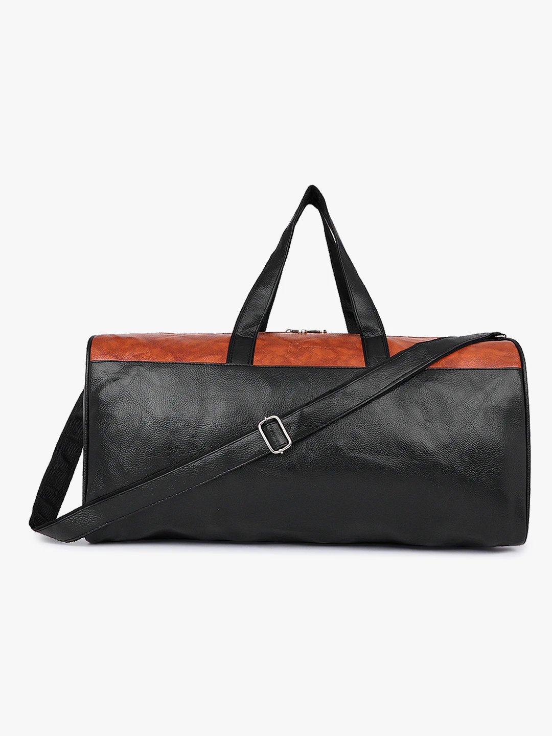 Shiv Naresh Monomatic Duffle Bag Black Tan