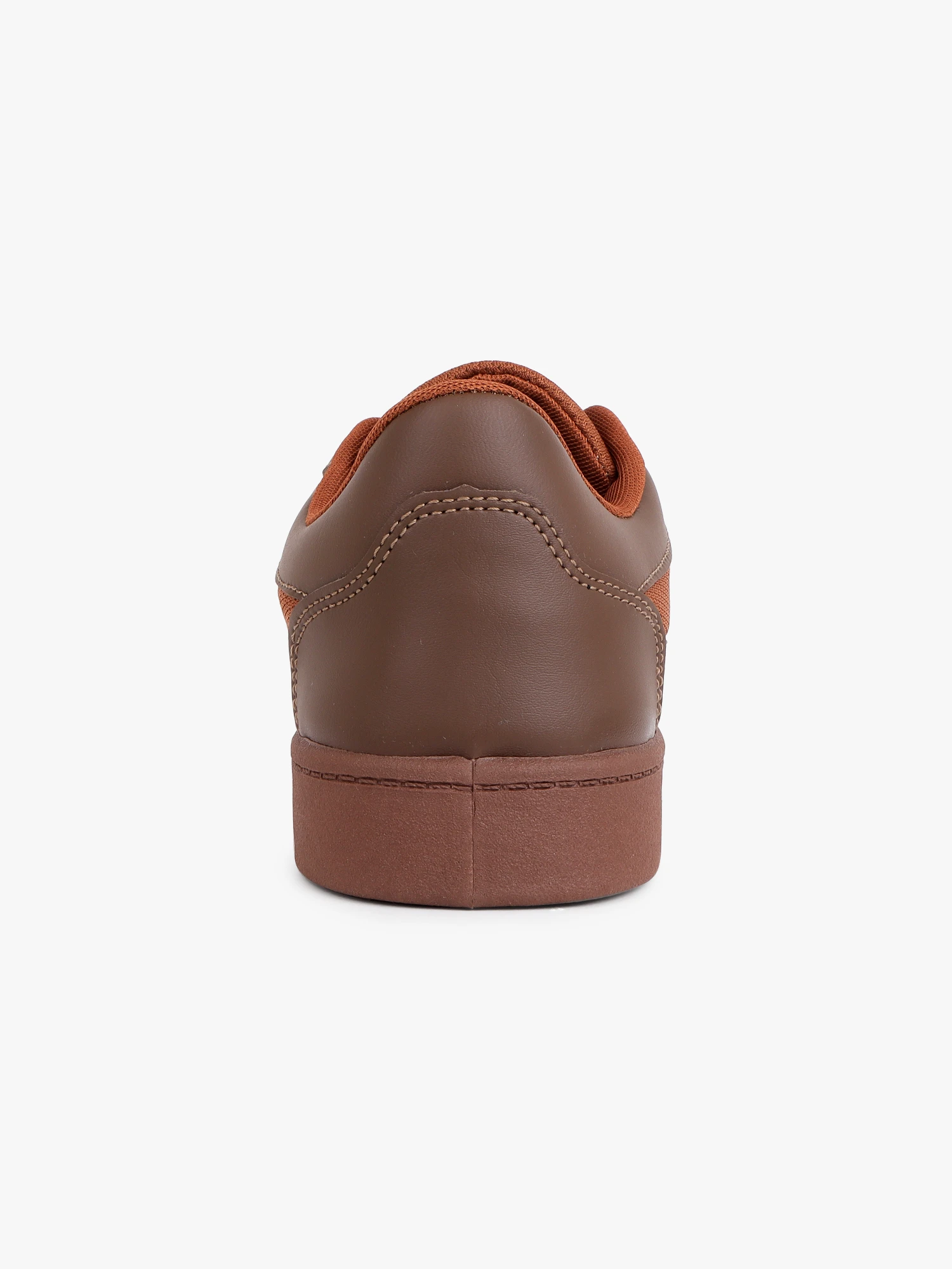 Brown lace-up sports shoes for men Shiv Naresh