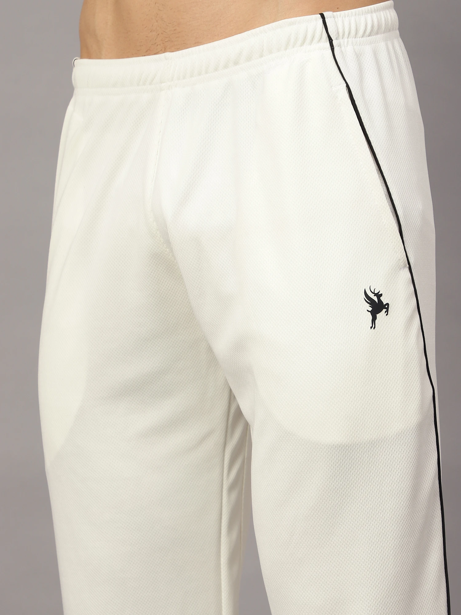 Shiv Naresh Off White Cricket dress Chinese Collar for Men