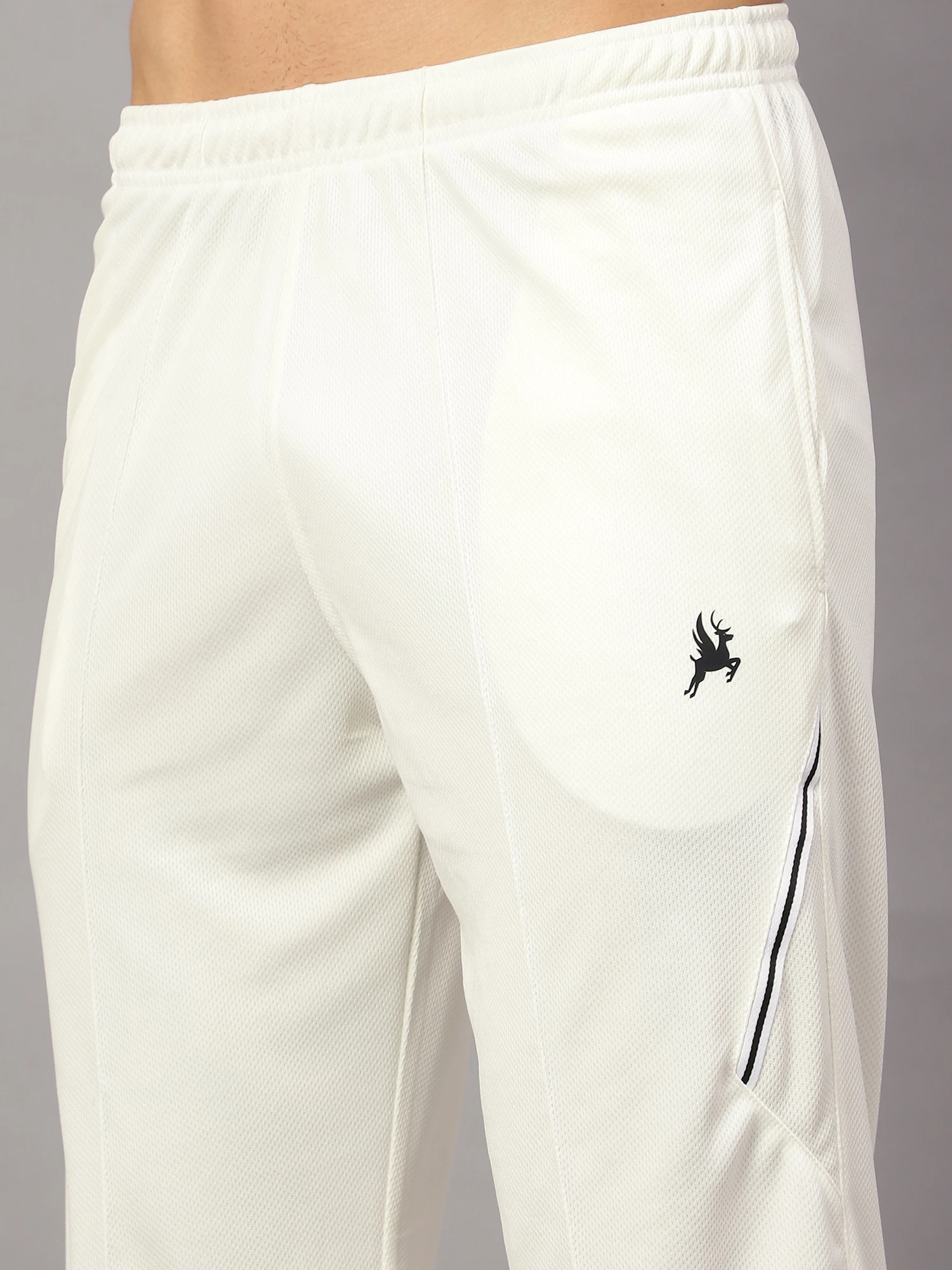Shiv Naresh Off White Cricket Set Half Sleeves for Men
