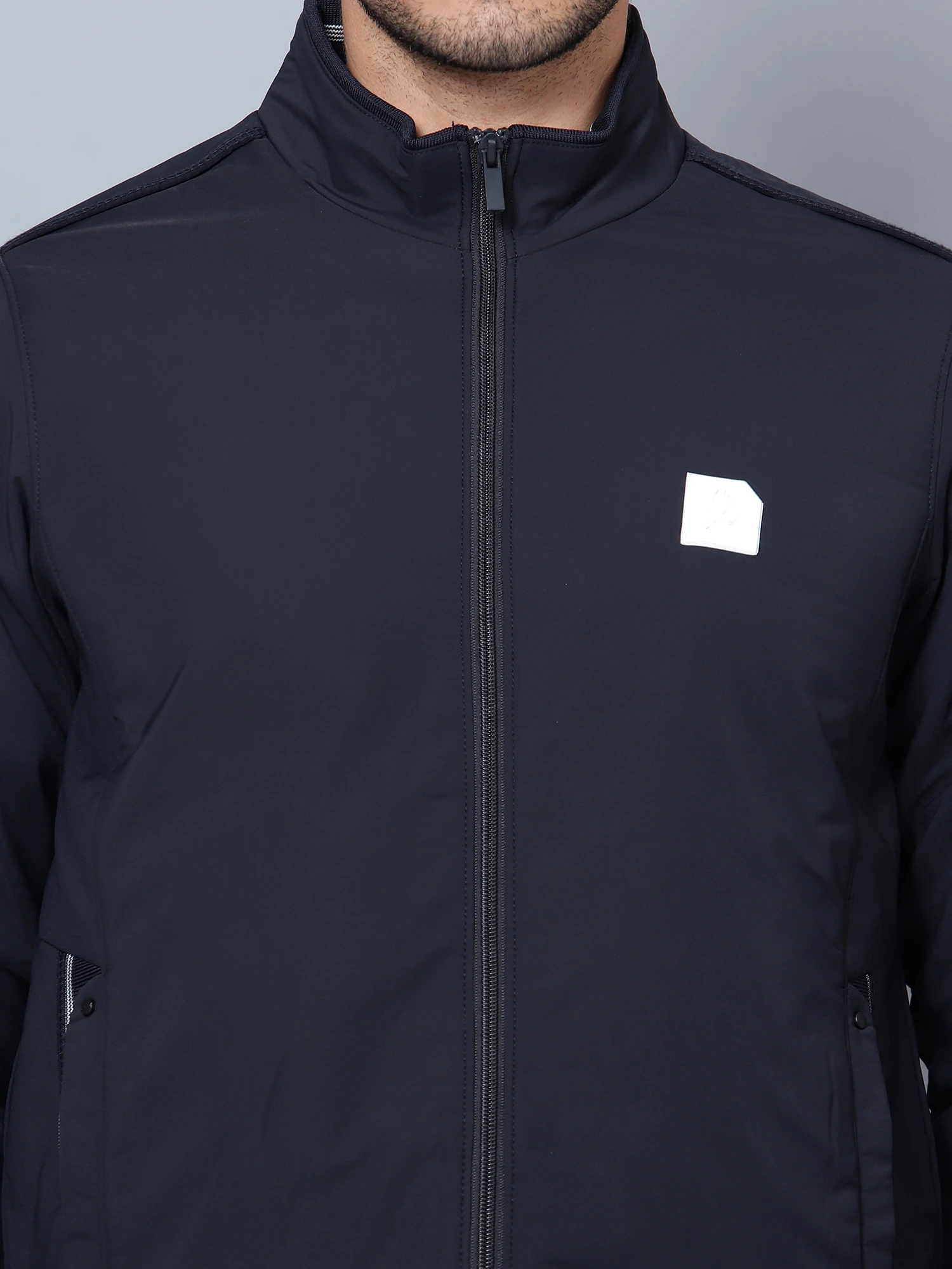 Men's Navy & Blue Jacket Shiv Naresh