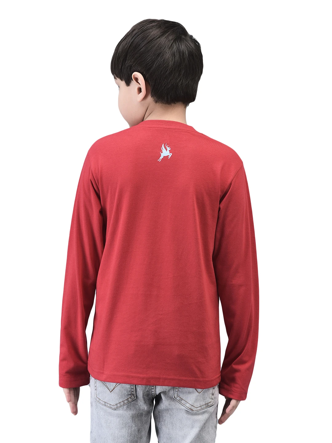 Boys Champ Full Sleeve T-shirt Red Shiv Naresh