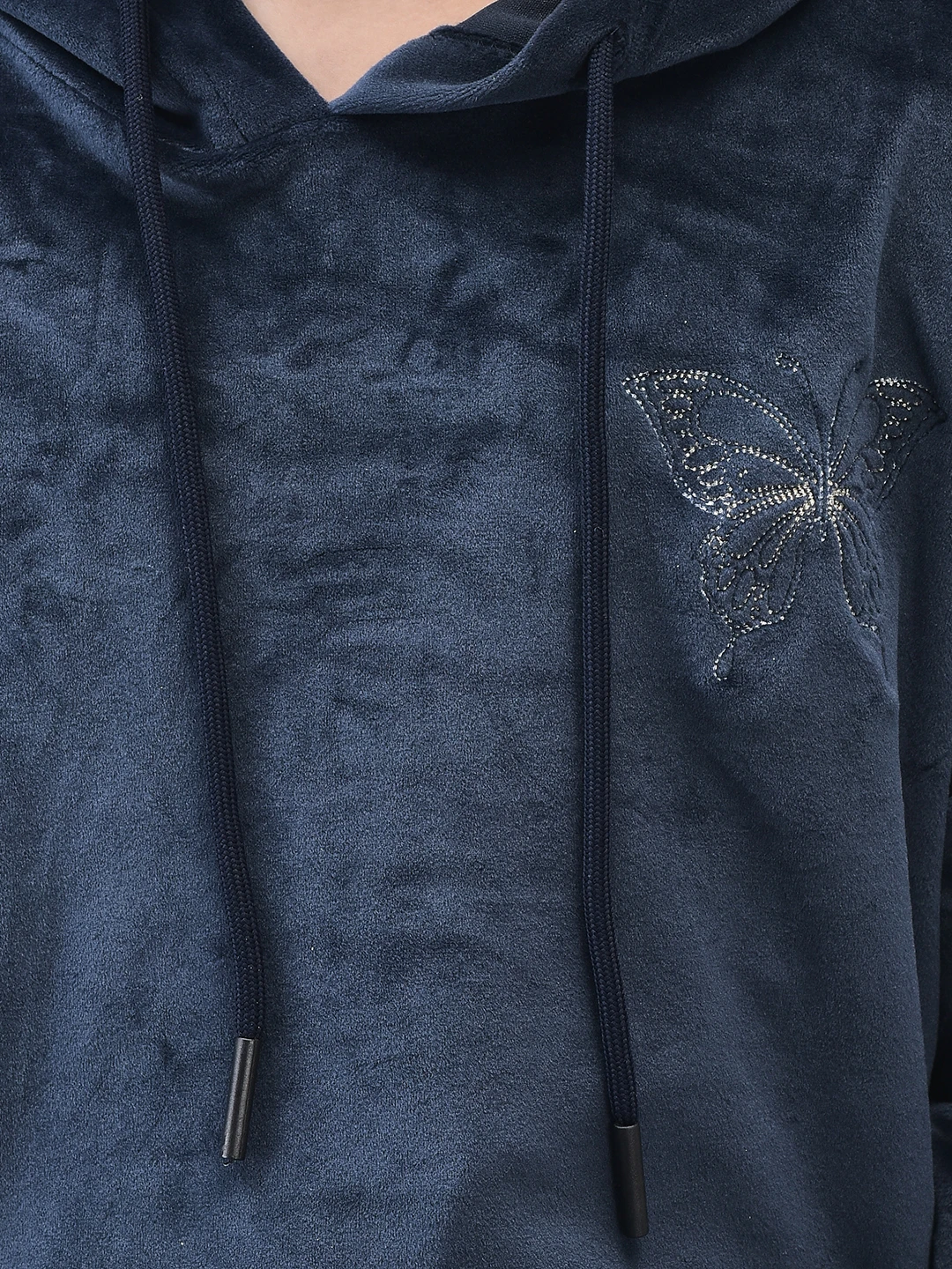 Navy Blue SuperSoft Grils Tracksuit by Shiv Naresh