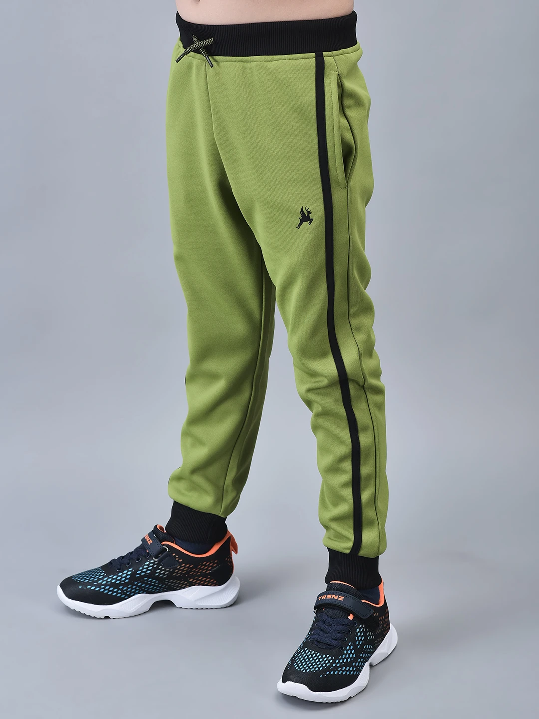 Boys Fearless Tracksuit Olive Black by Shiv Naresh