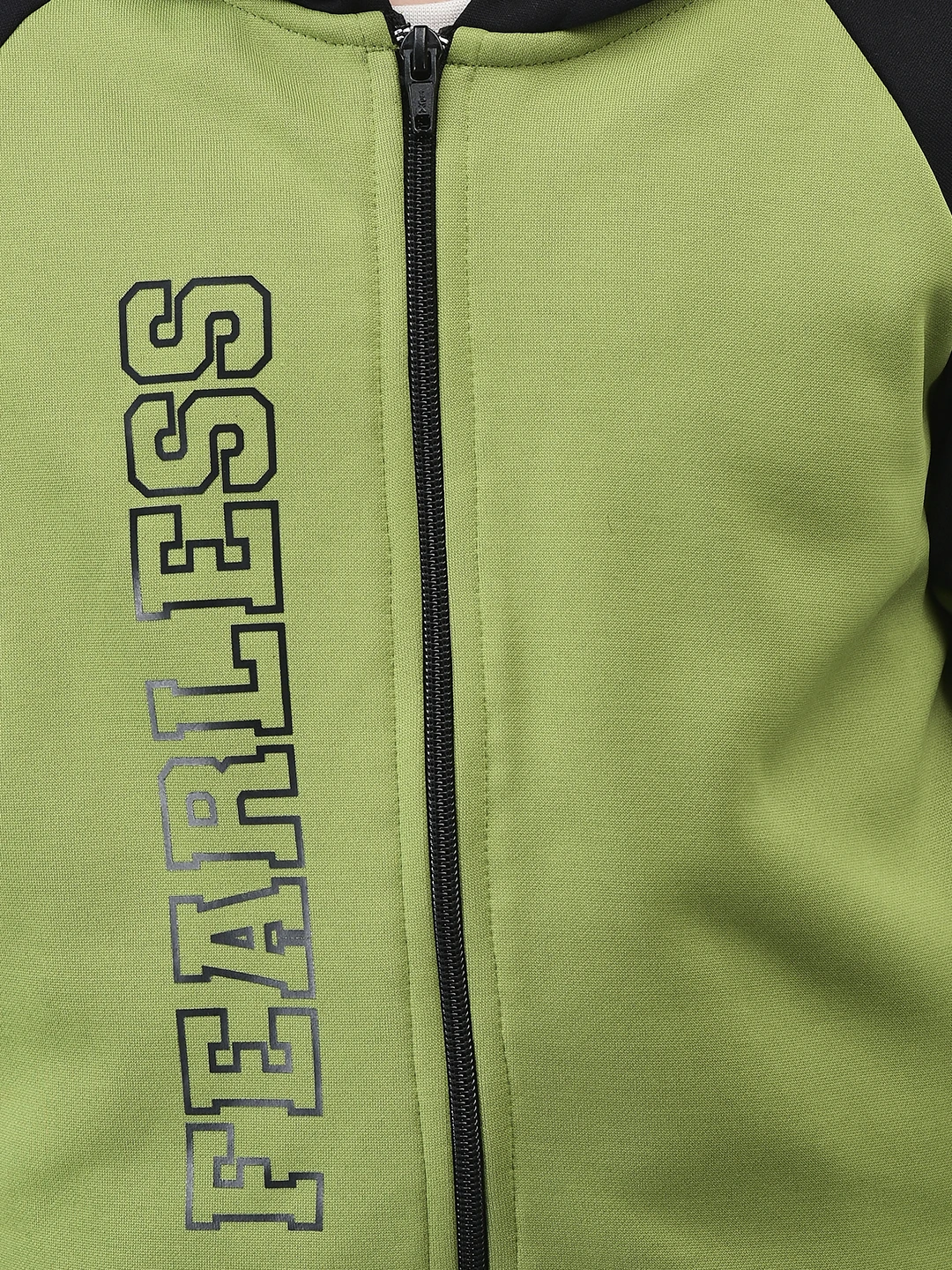 Boys Fearless Tracksuit Olive Black by Shiv Naresh