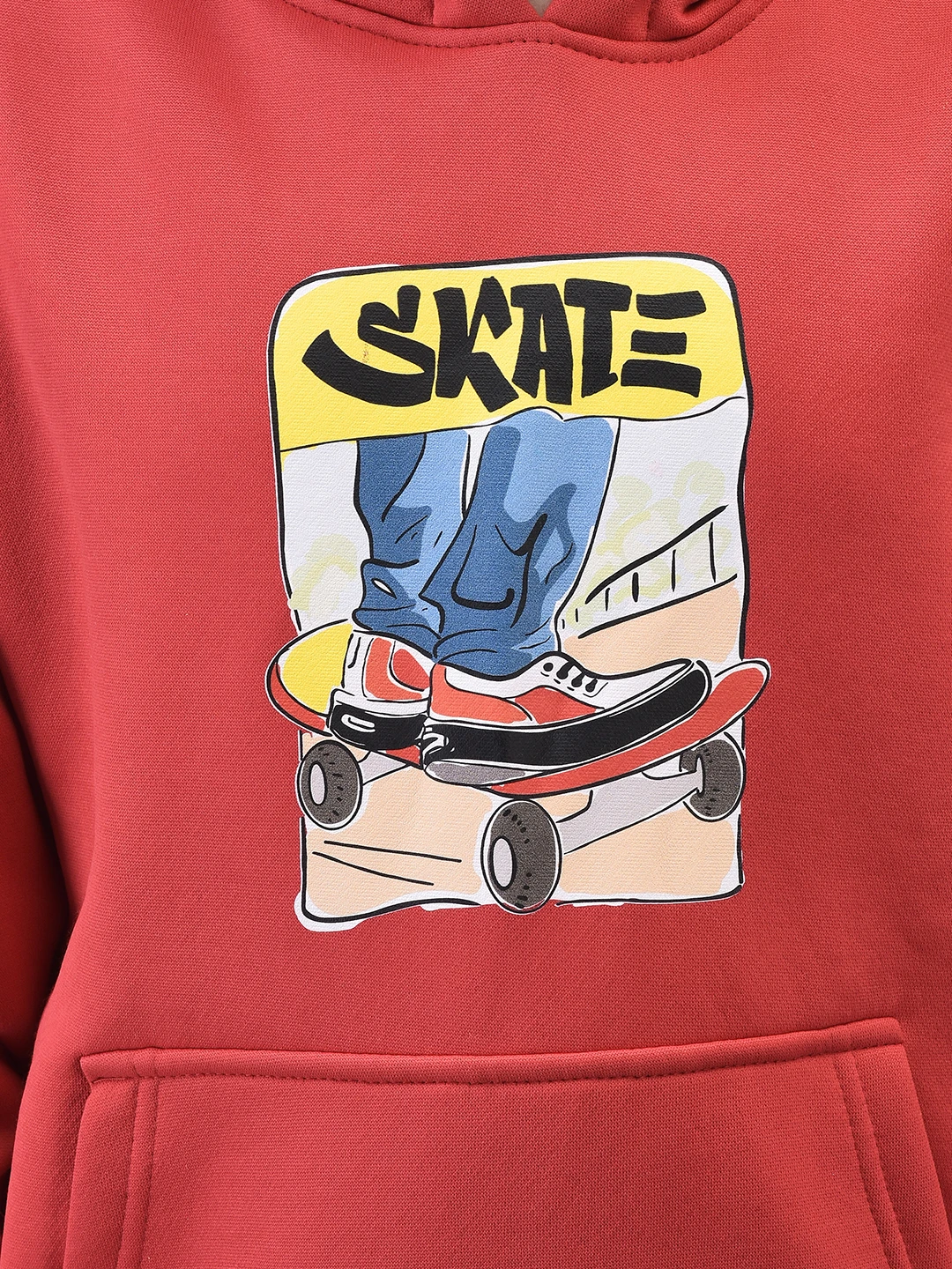Red Boy’s Hoodie for Kids by Shiv Naresh