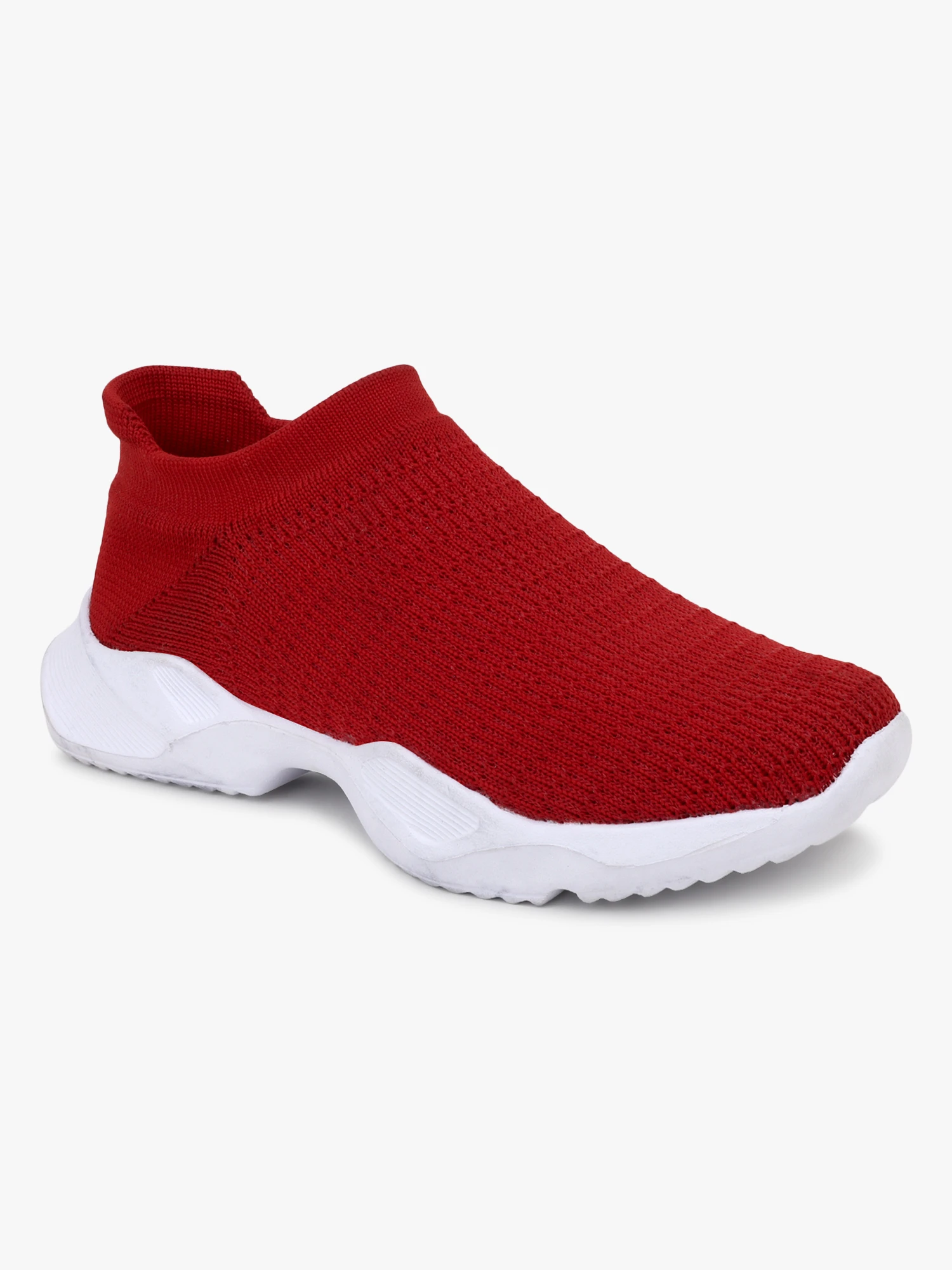 Kids red slip-on shoes Boys & Girls by Shiv Naresh