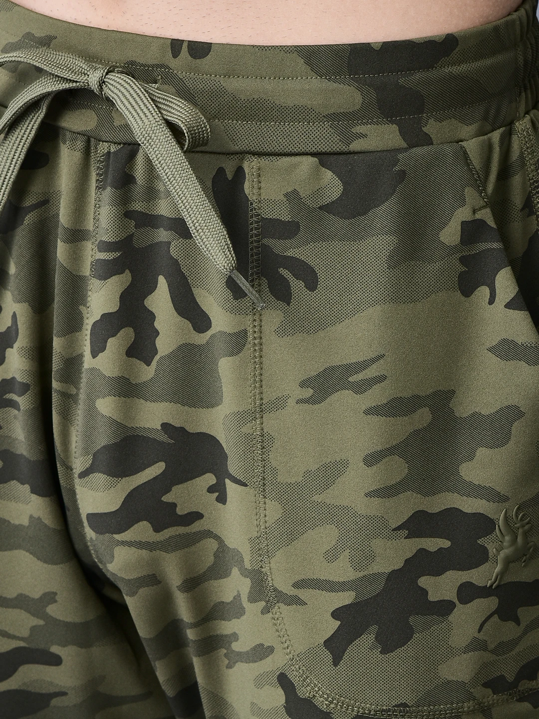 Olive Green camouflage joggers for men