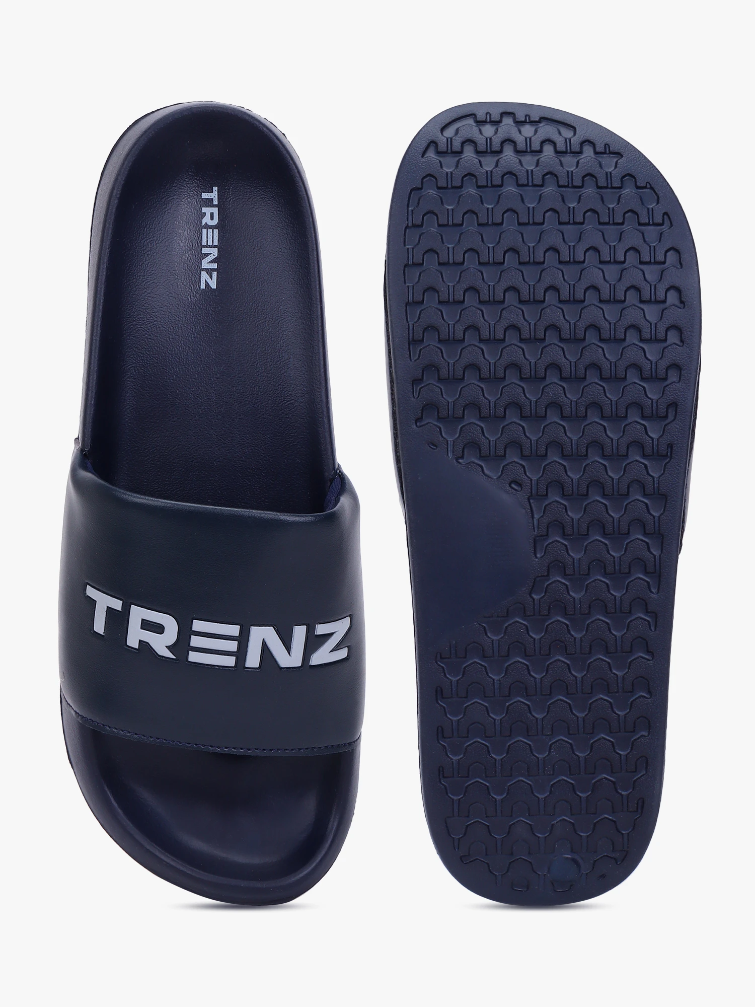 Navy Blue slip-on sliders slippers for men