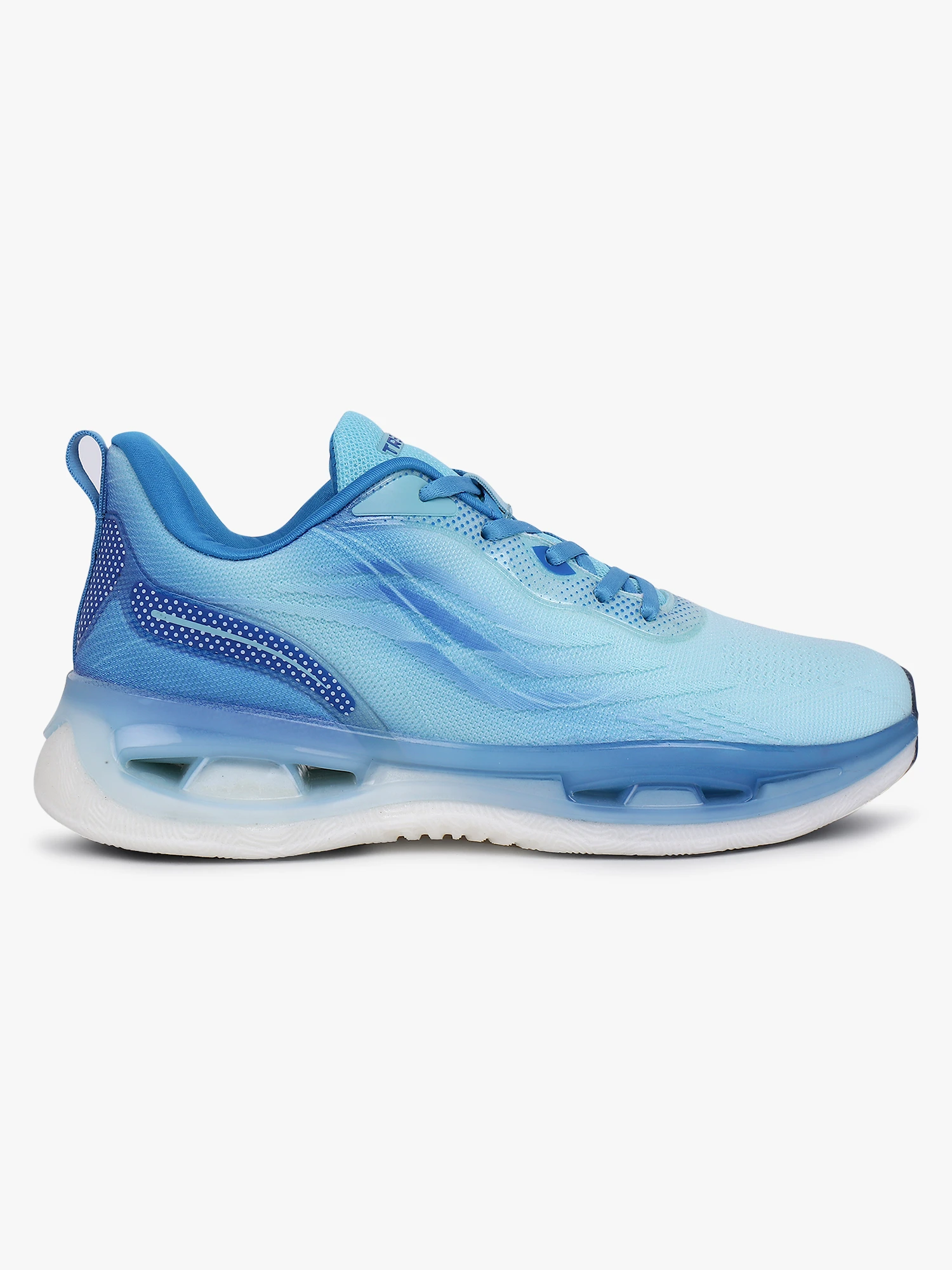 Shivnaresh Men's casual lace-up shoes in sky blue