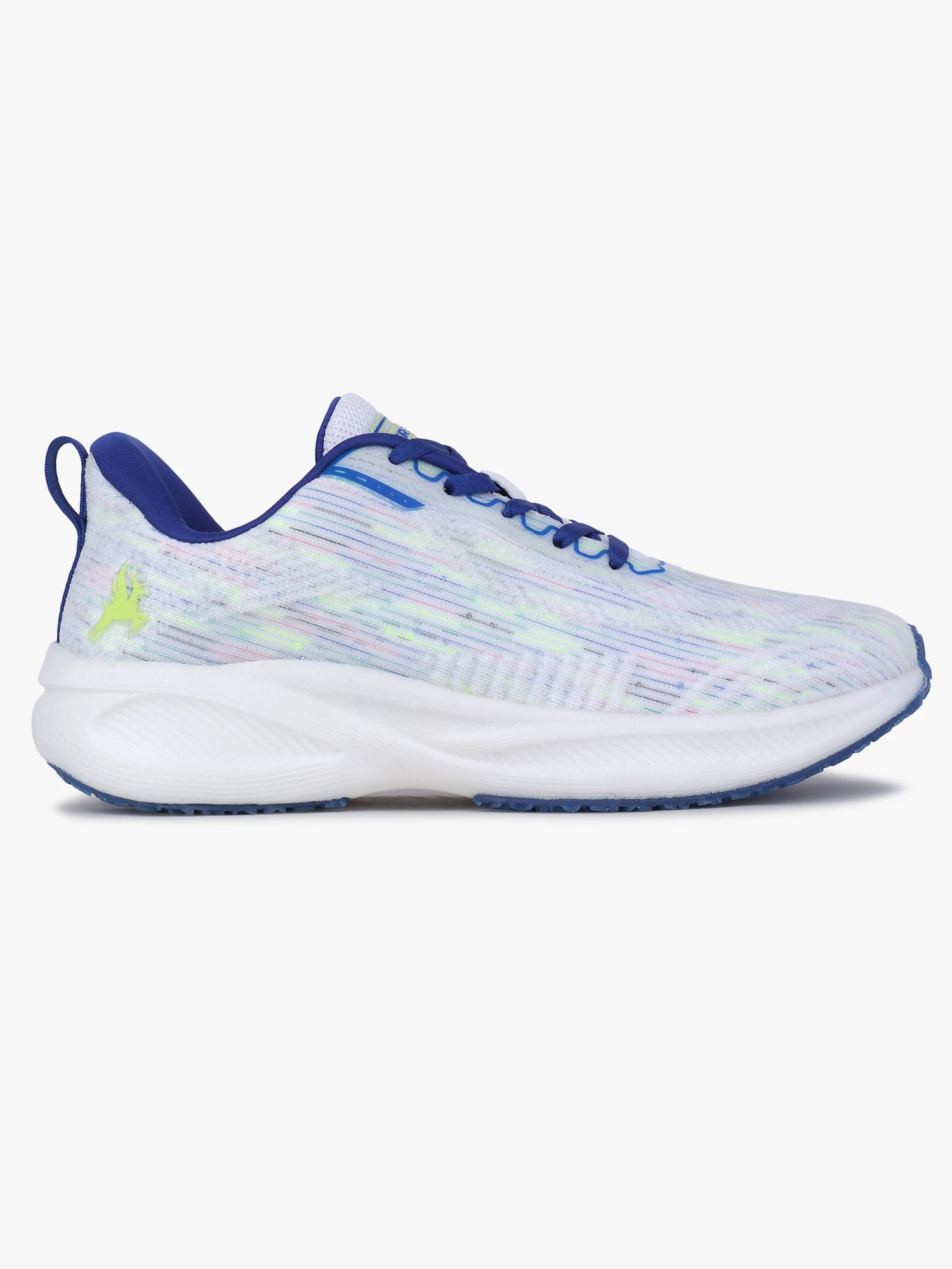 Shivnaresh Men's casual lace-up shoes in Blue & White