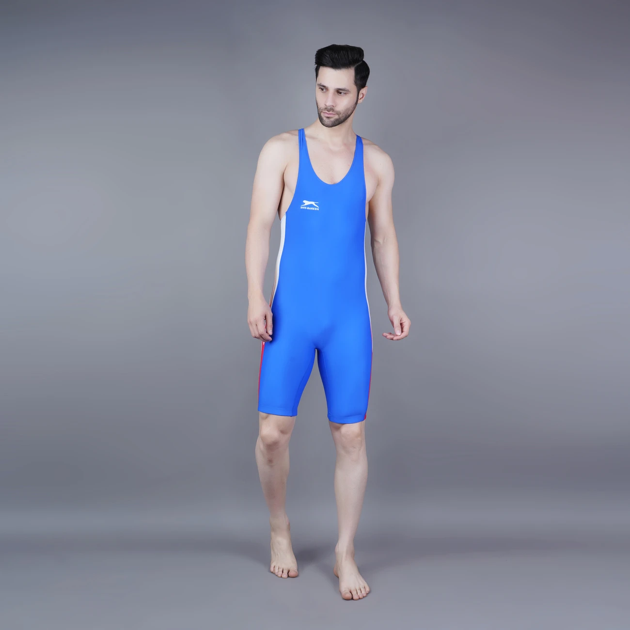 Wrestling singlet Royal Blue for men by Shiv Naresh