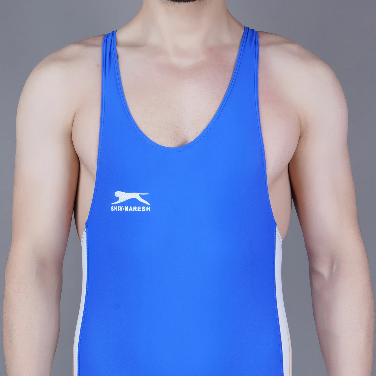 Wrestling singlet Royal Blue for men by Shiv Naresh