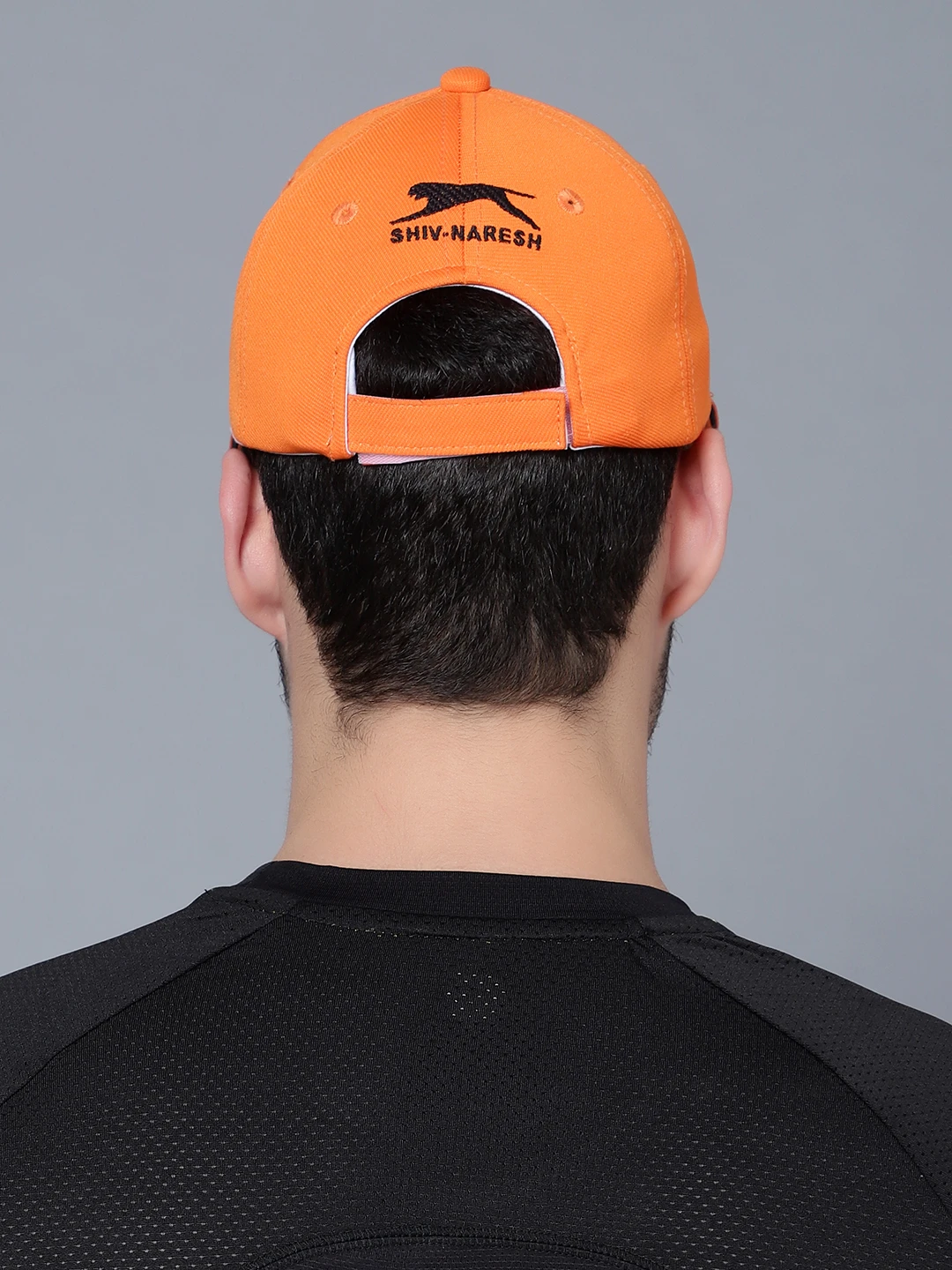 Shiv Naresh Orange Ultra Flex Sports Cap for Men