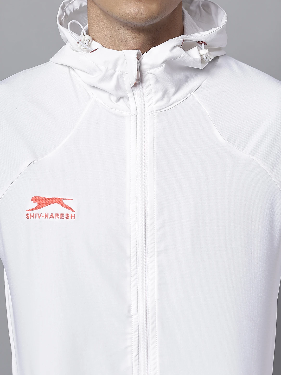 Shiv Naresh White Training Tracksuit for Men