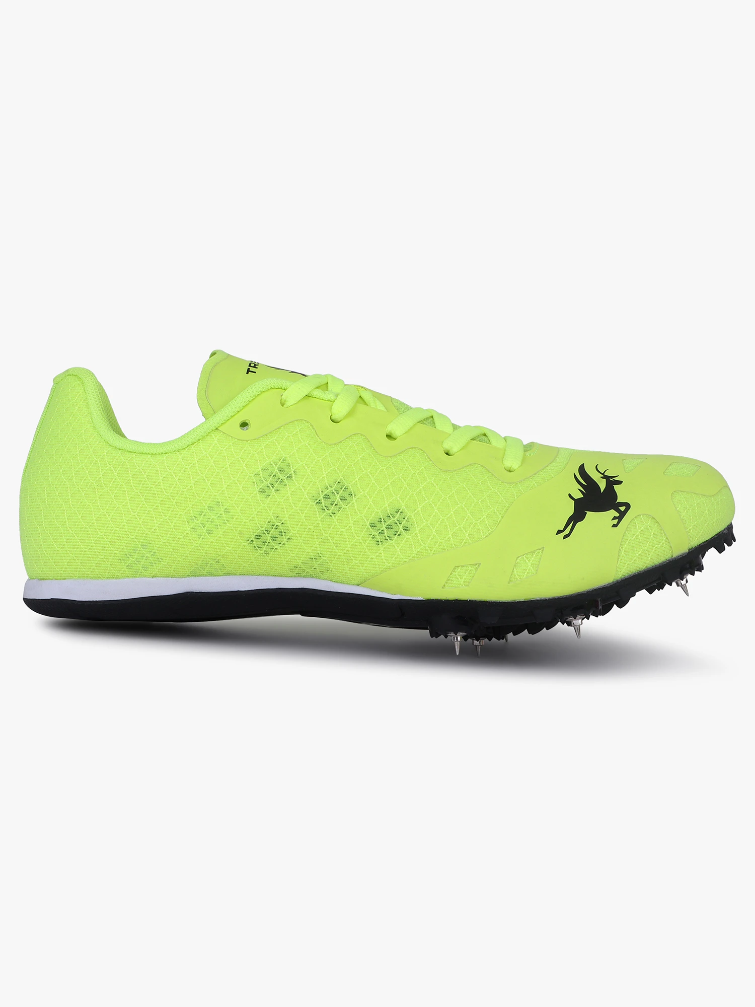 Shiv Naresh Trenz Men’s Florescent Green Running Spike Shoes
