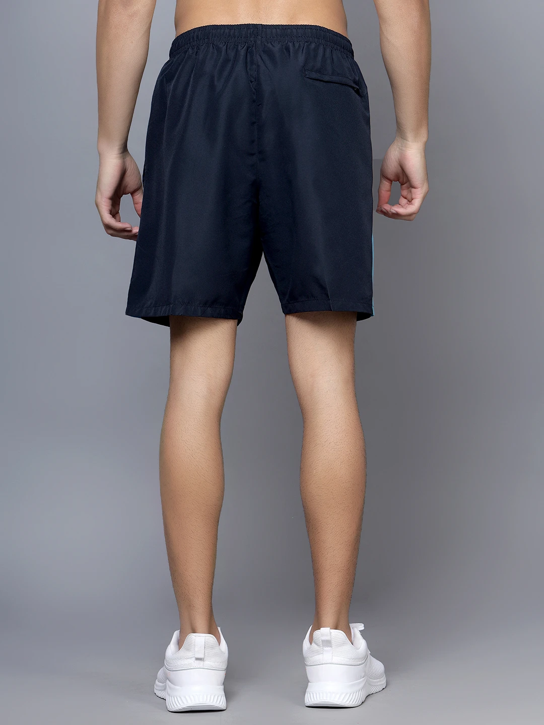 Navy Blue Cyan Running Shorts for men