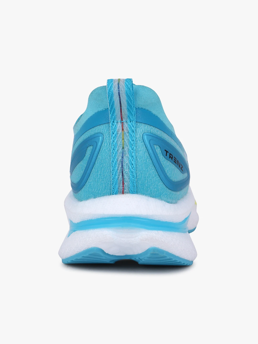 Yellow and Sky Blue Lace-Up Sports Shoes for Men