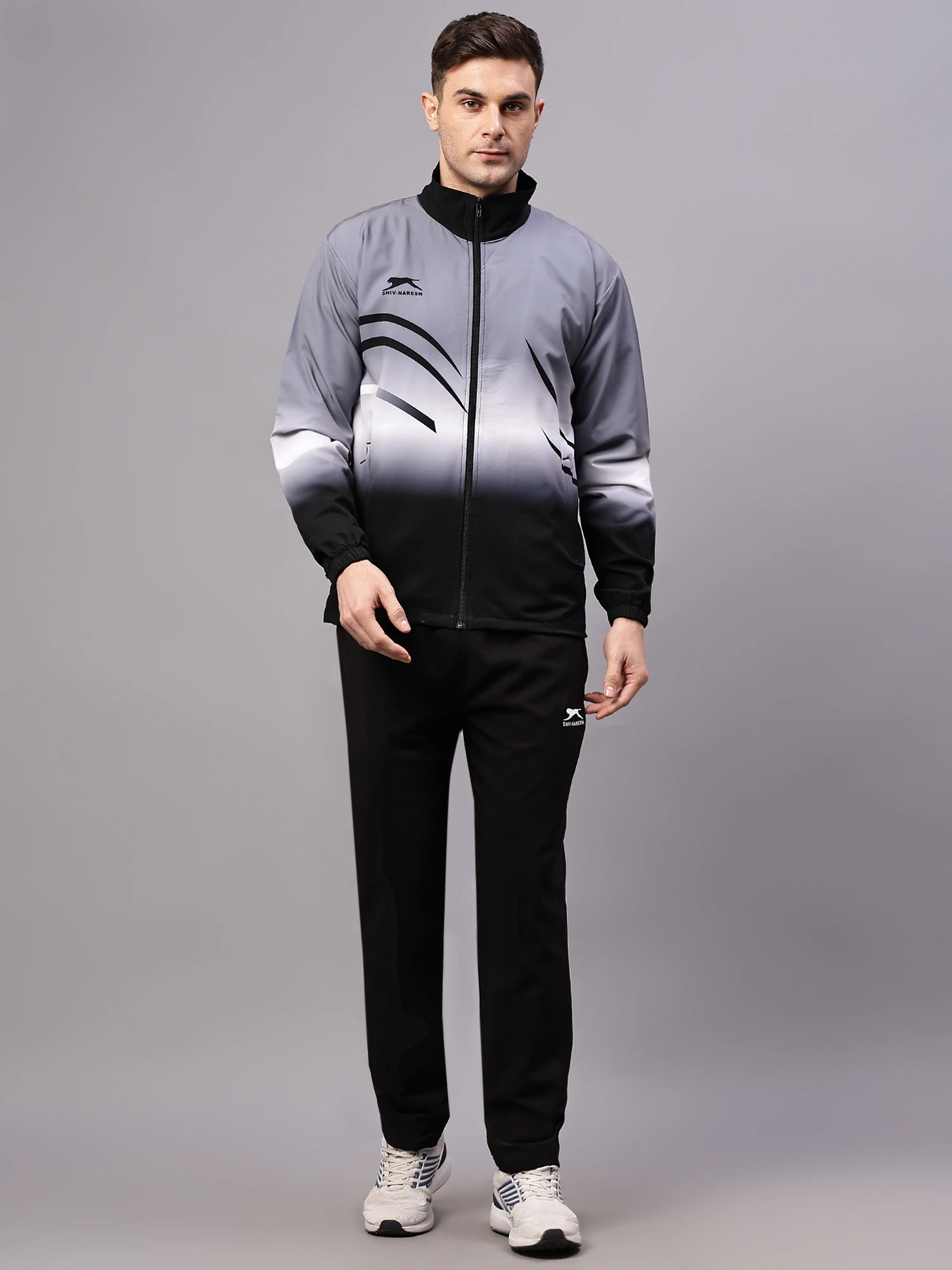 Black/Dark Grey/White