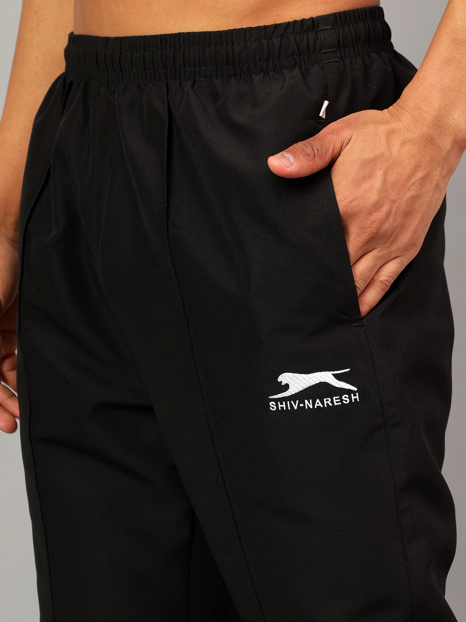 Shiv Naresh Black & Dark Grey Sublimated Fit Brust Tracksuit