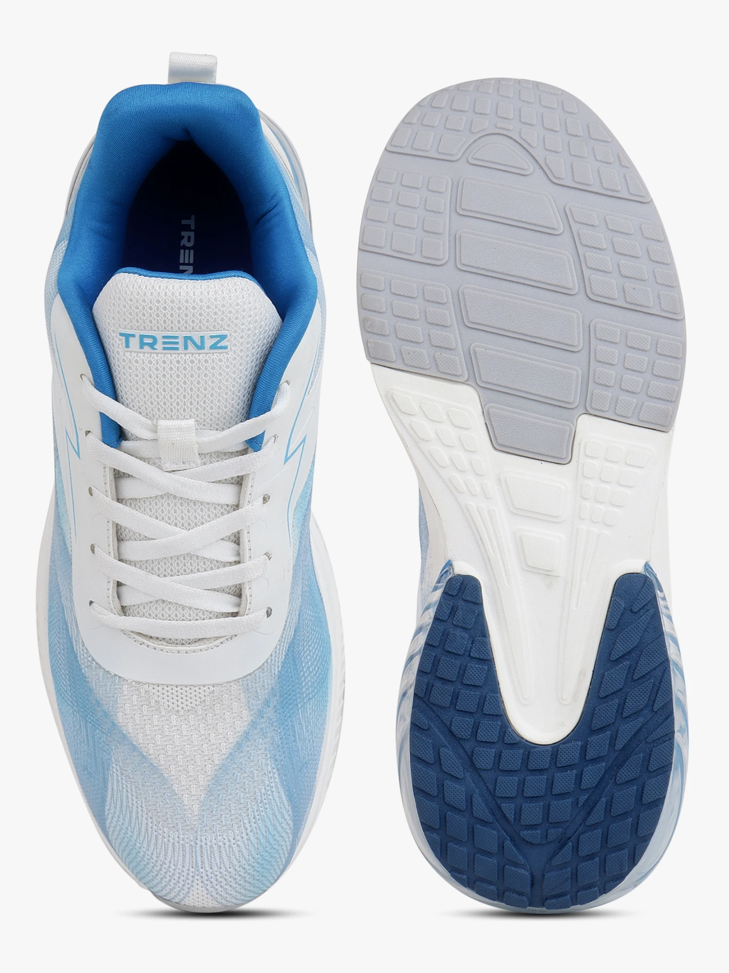 White Royal Blue men’s lace-up training shoes Shiv Naresh