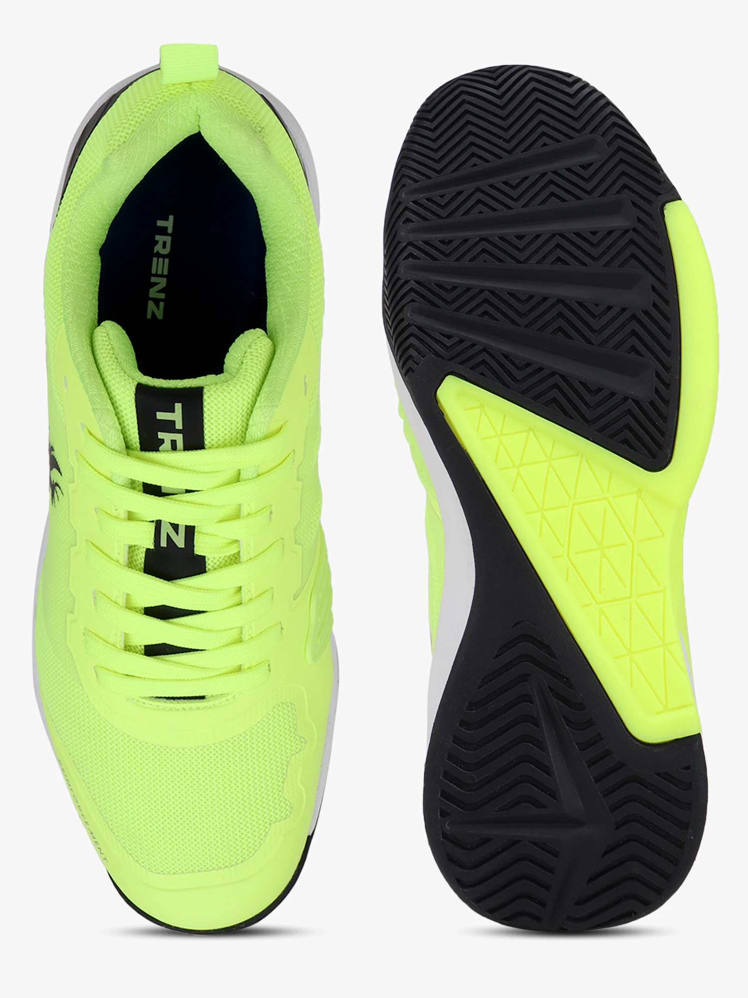 Trenz men’s neon black badminton and tennis shoes
