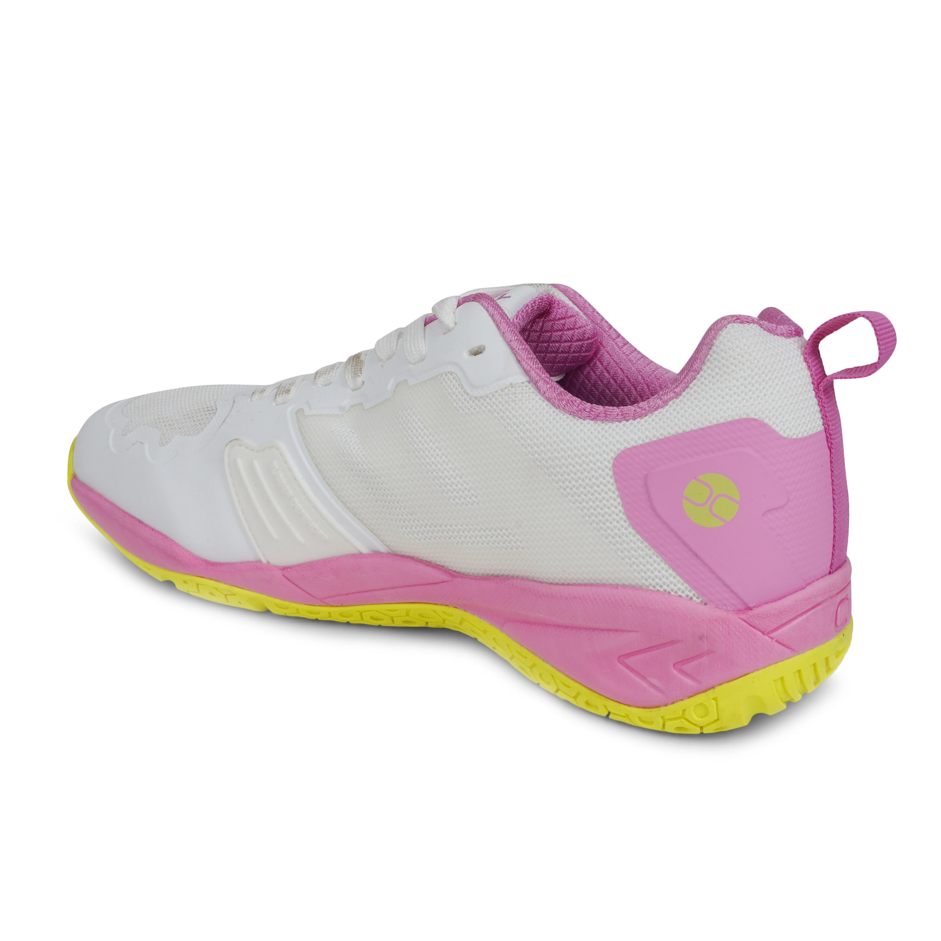 Buy Trenz White and Pink Badminton and Tennis Shoes for women