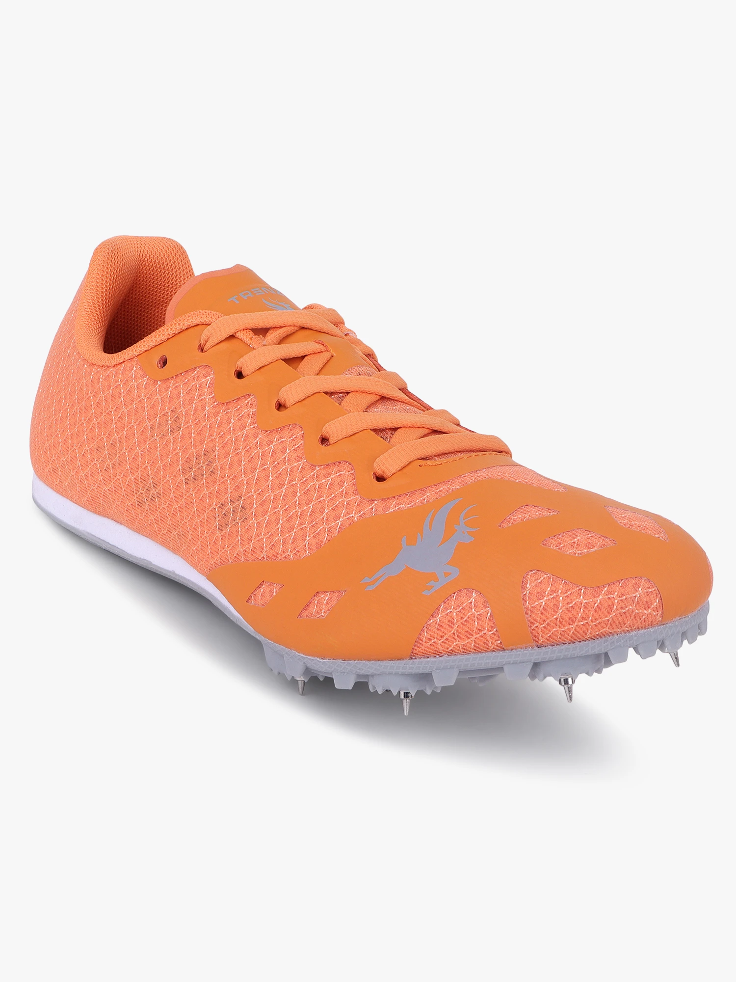 Trenz orange women’s running spikes Shivnaresh
