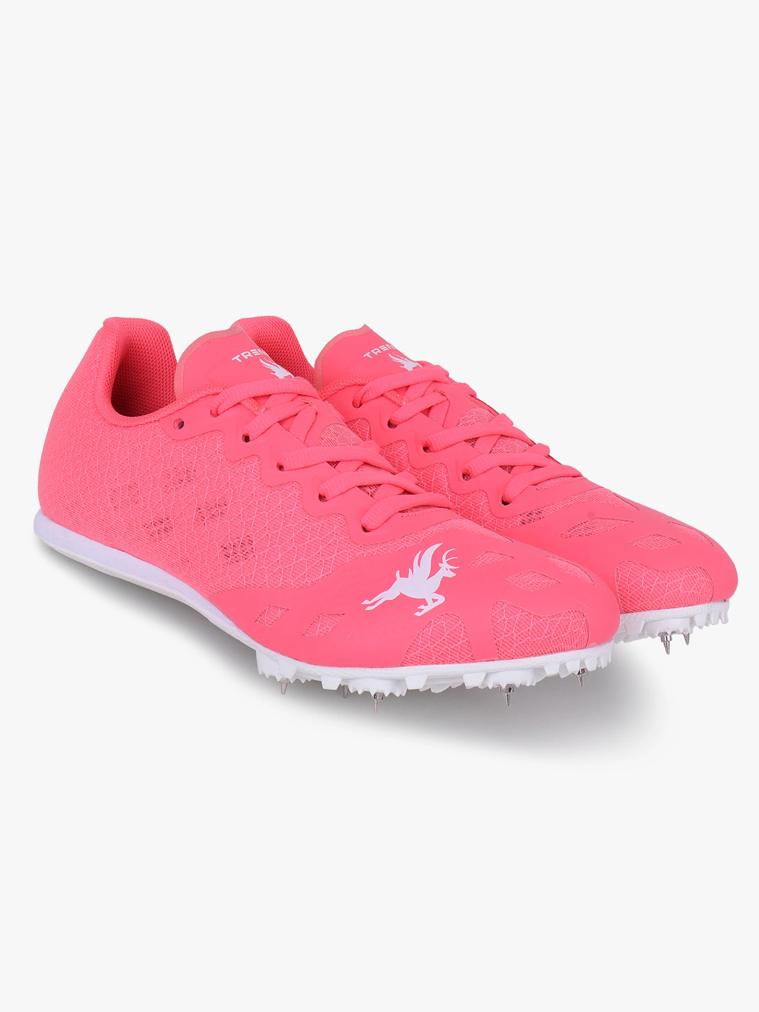 Trenz Women's Hot Pink Running Spikes Shivnaresh