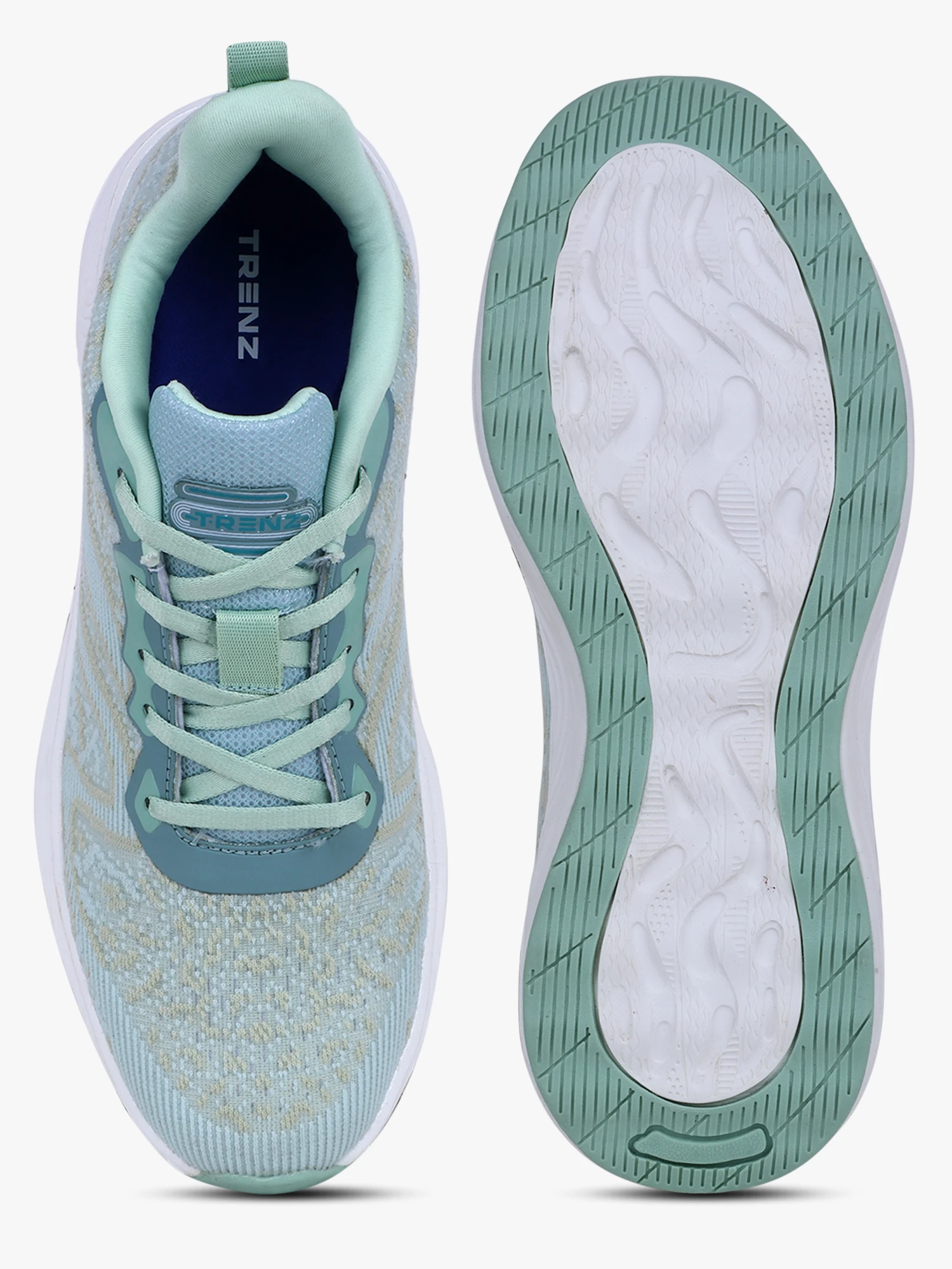 Pastel green Trenz sport shoes for women