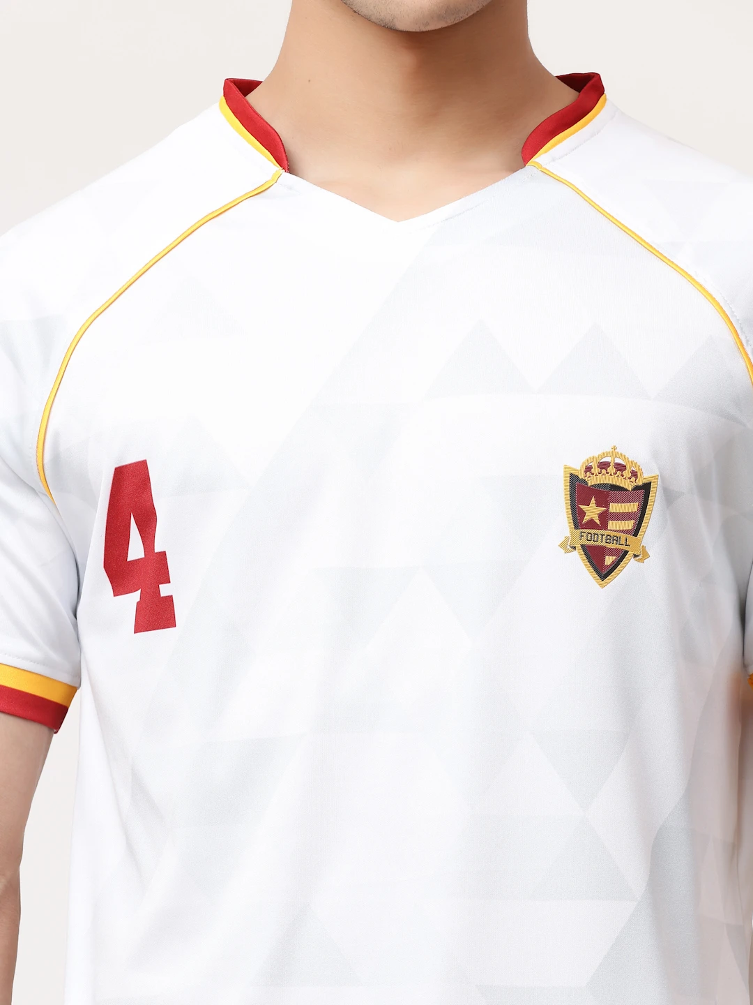 Spain Hala Champ  off-white football jersey for men by Shiv Naresh