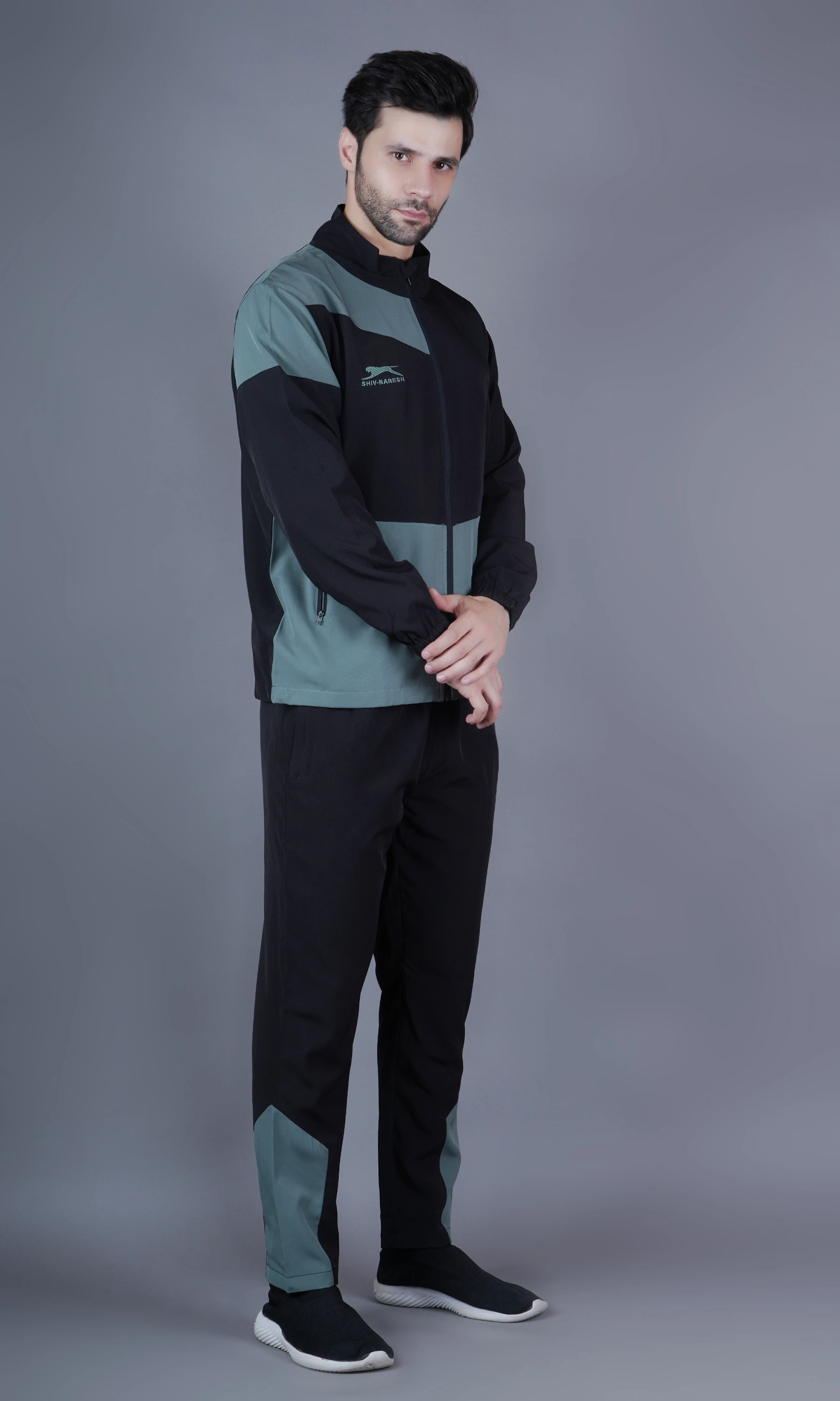 Shiv Naresh Men's Tracksuit Black Pista