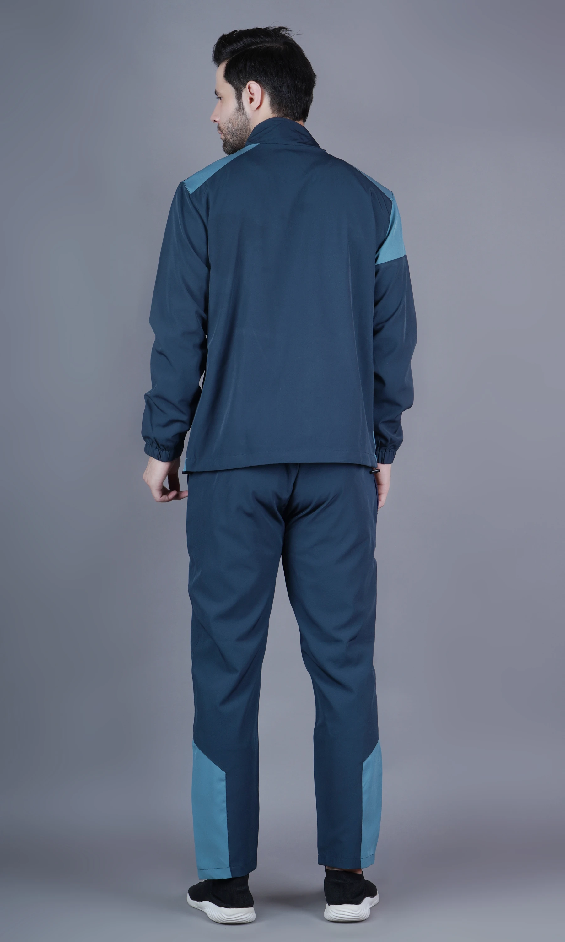 Shiv Naresh Men's Tracksuit Airforce Navy Blue