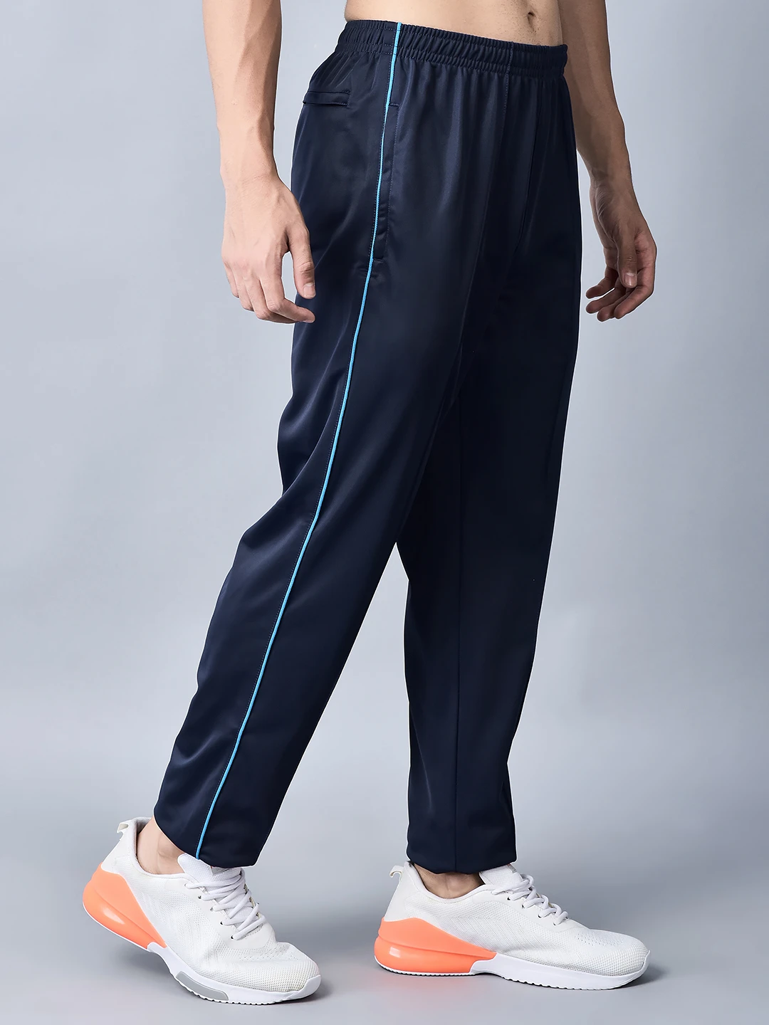 Men's Smart Pant 2.0 in Navy with Cyan Blue