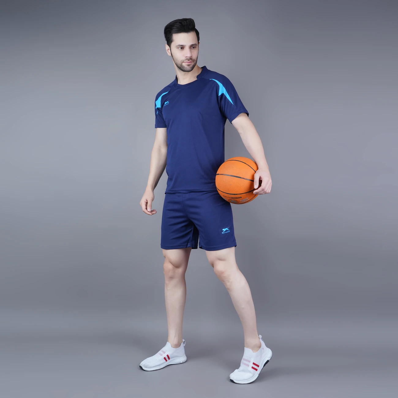 Shiv Naresh Game Day Elite Football Set Navy Blue