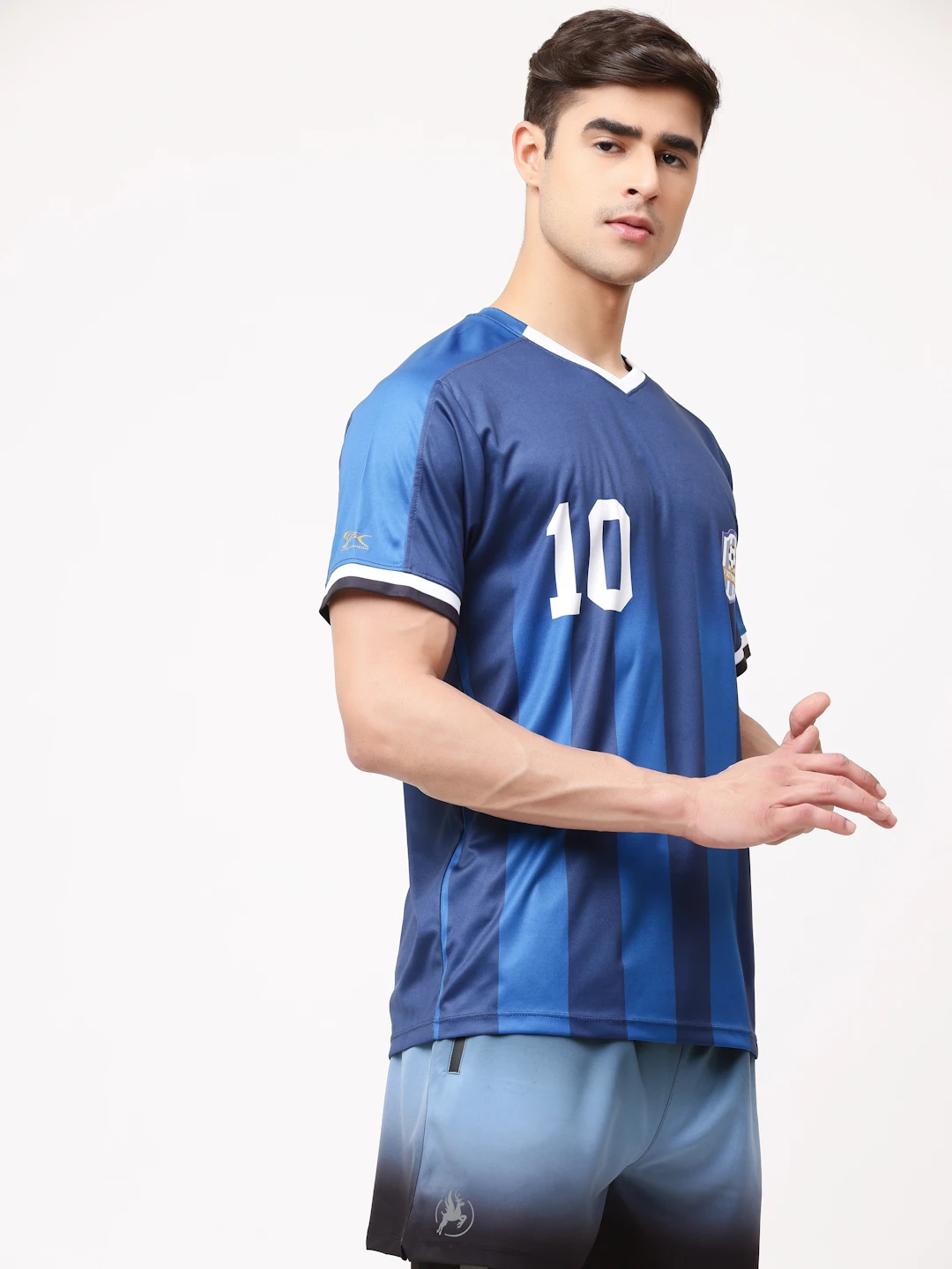 Argentina royal blue football jersey by Shiv Naresh