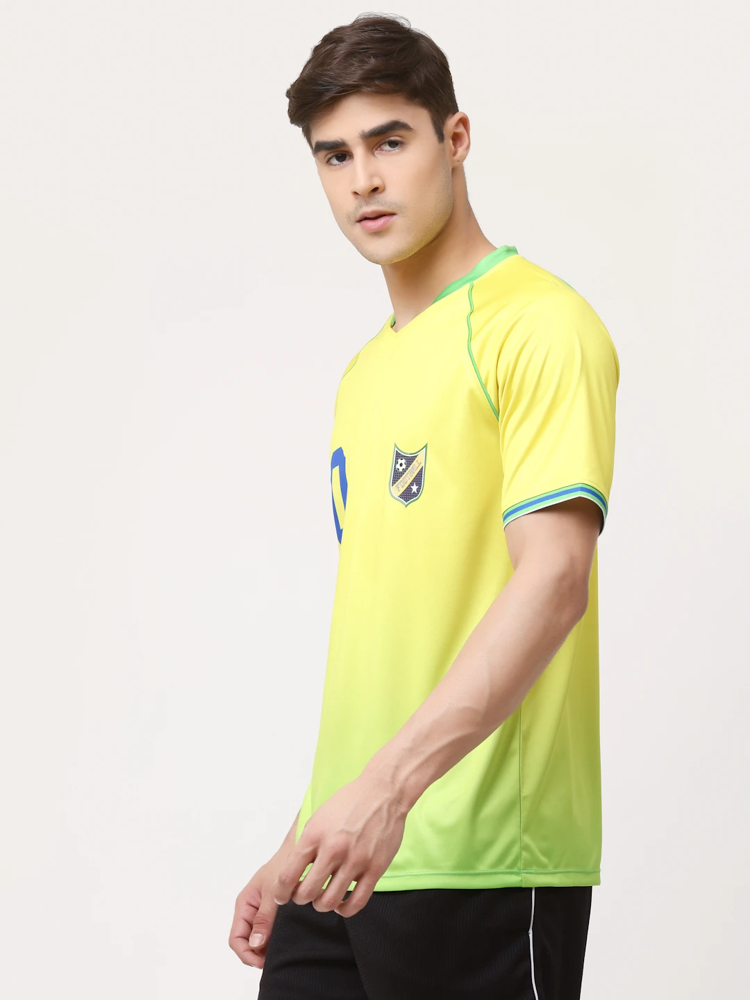 Portugal yellow football jersey for men by Shiv Naresh