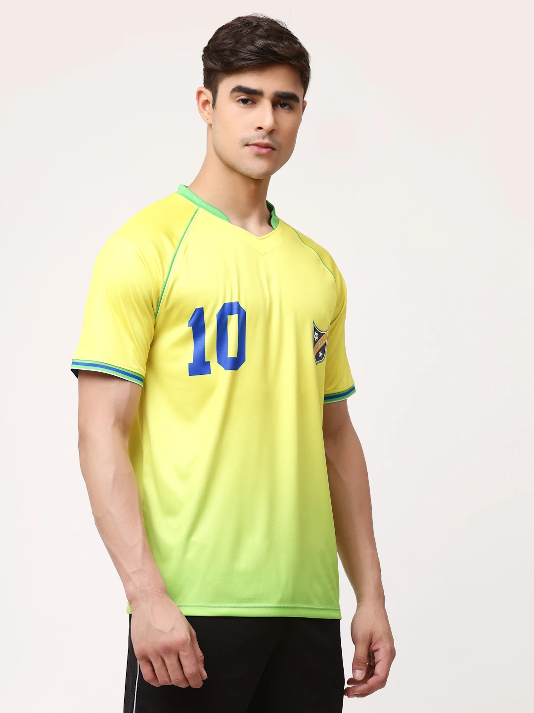 Portugal yellow football jersey for men by Shiv Naresh