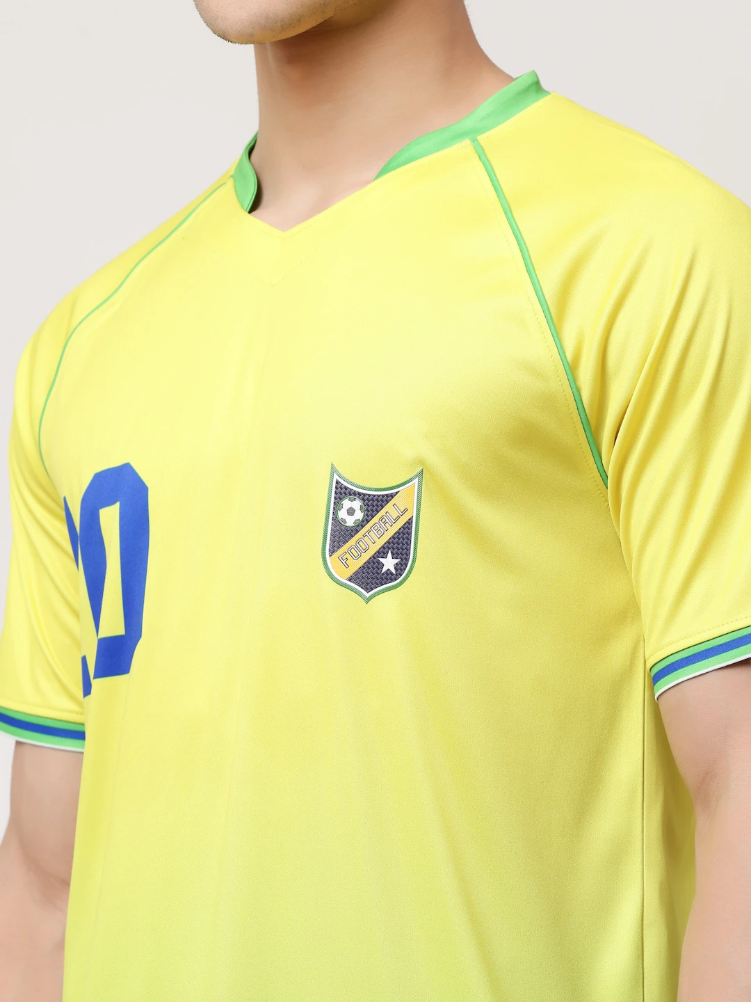 Portugal yellow football jersey for men by Shiv Naresh