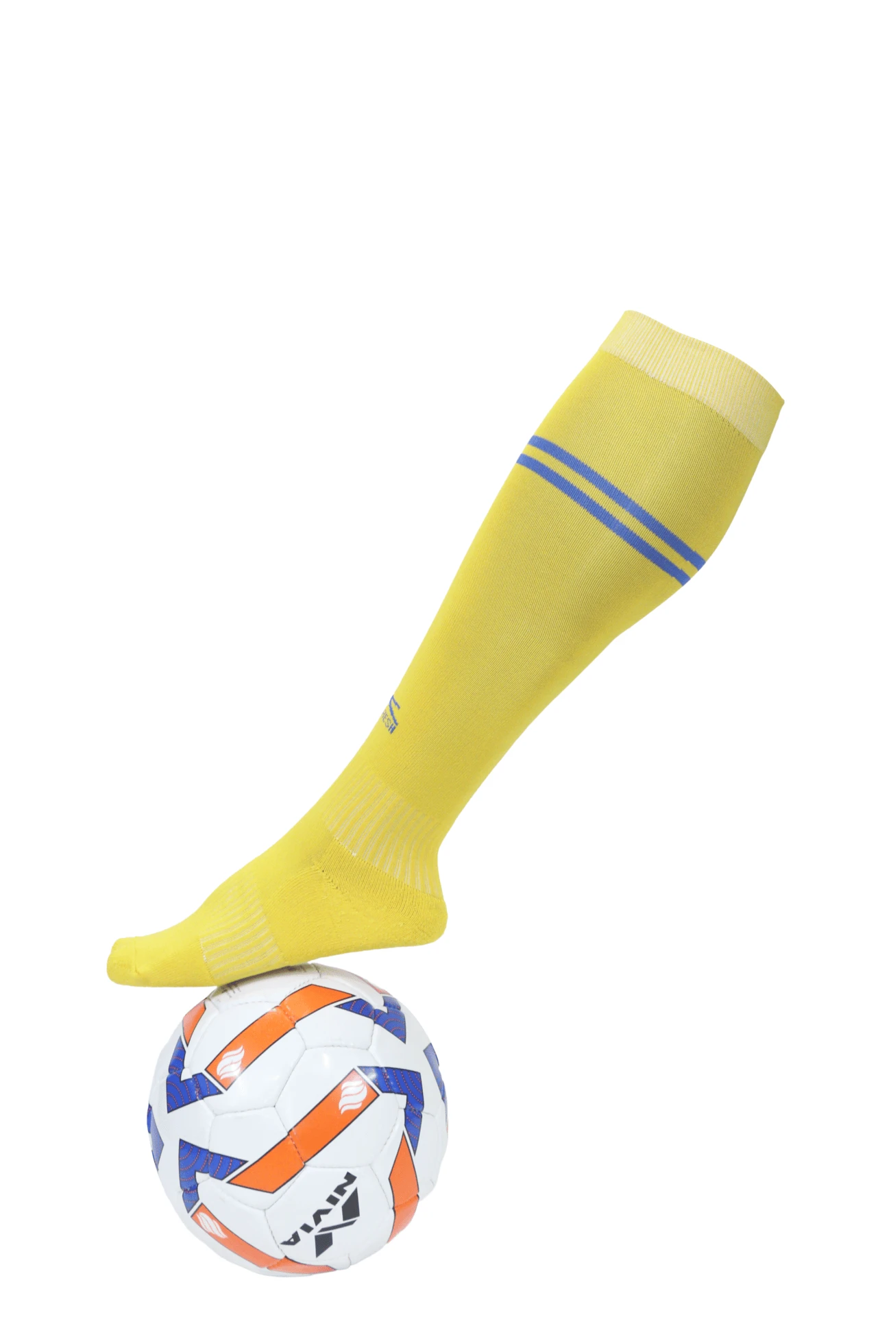 Shiv Naresh Yellow football stockings for men