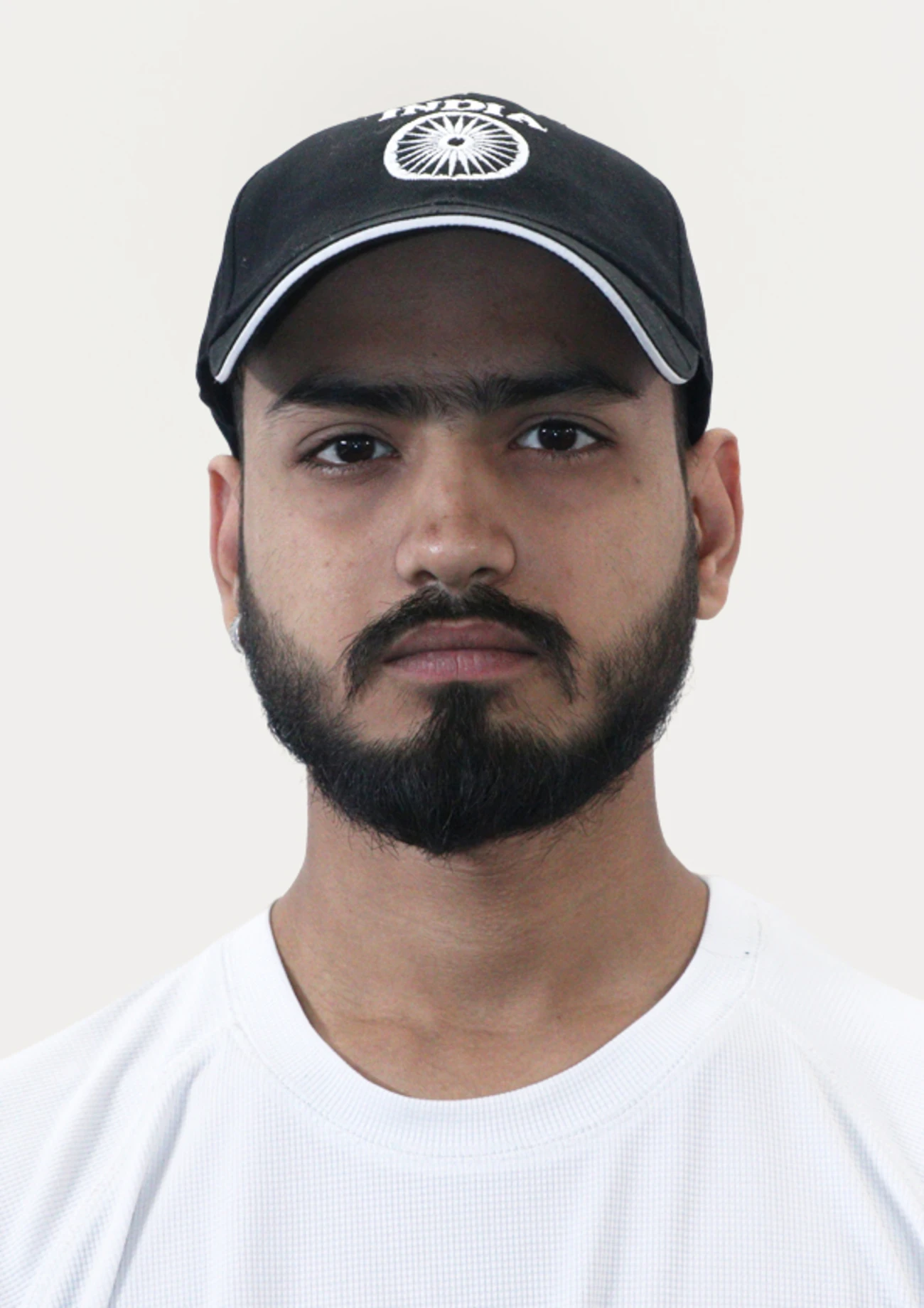 Black & White Cricket Sports Cap for Men