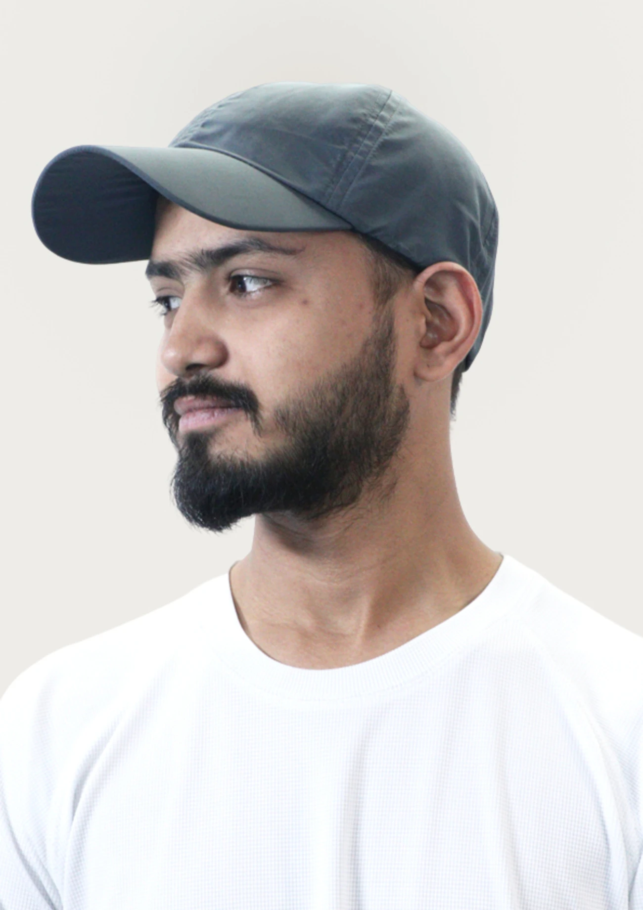 Dark Grey Cricket Sports Cap for Men